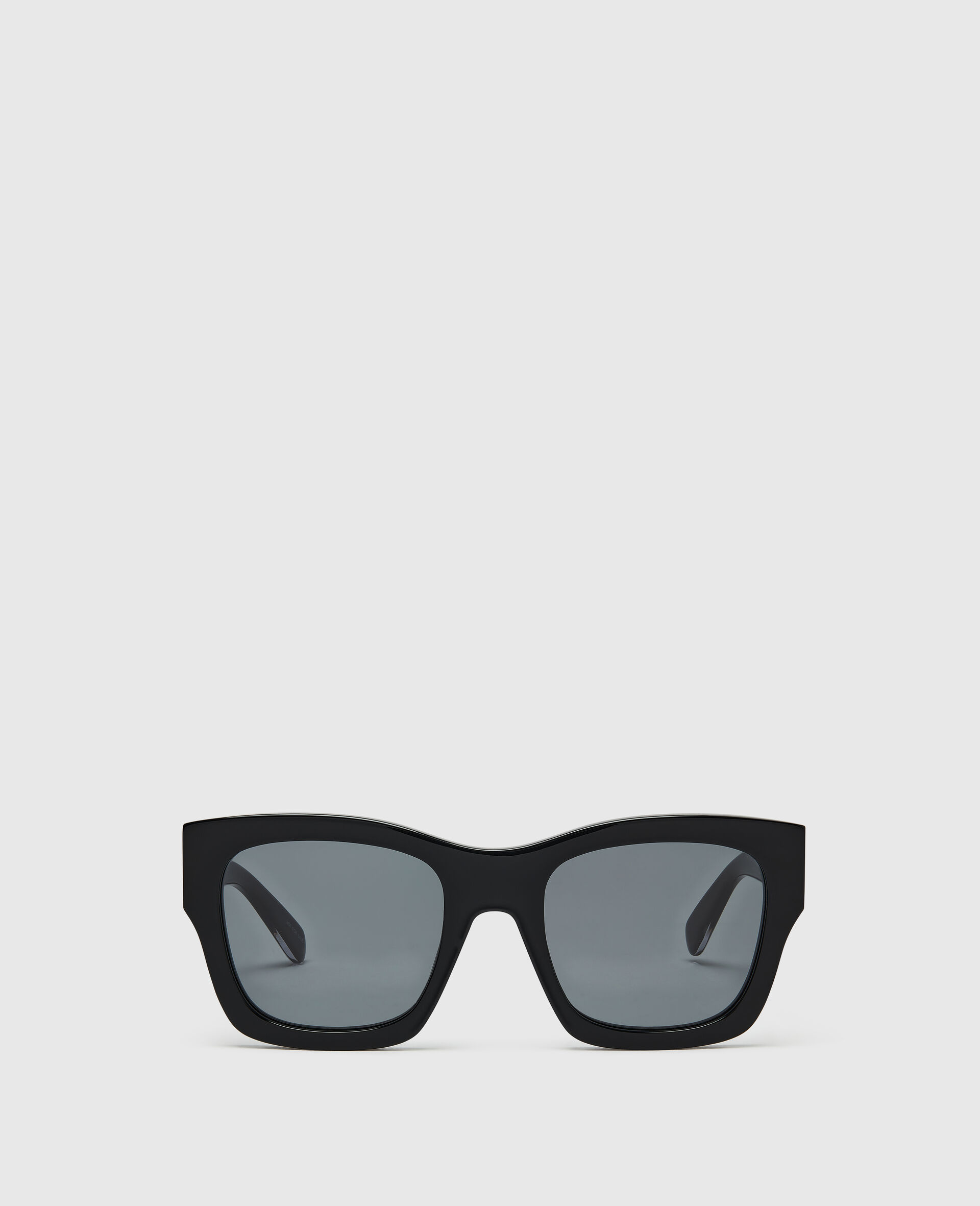 Lunettes de soleil carrees avec logo-Noir-large image number 0