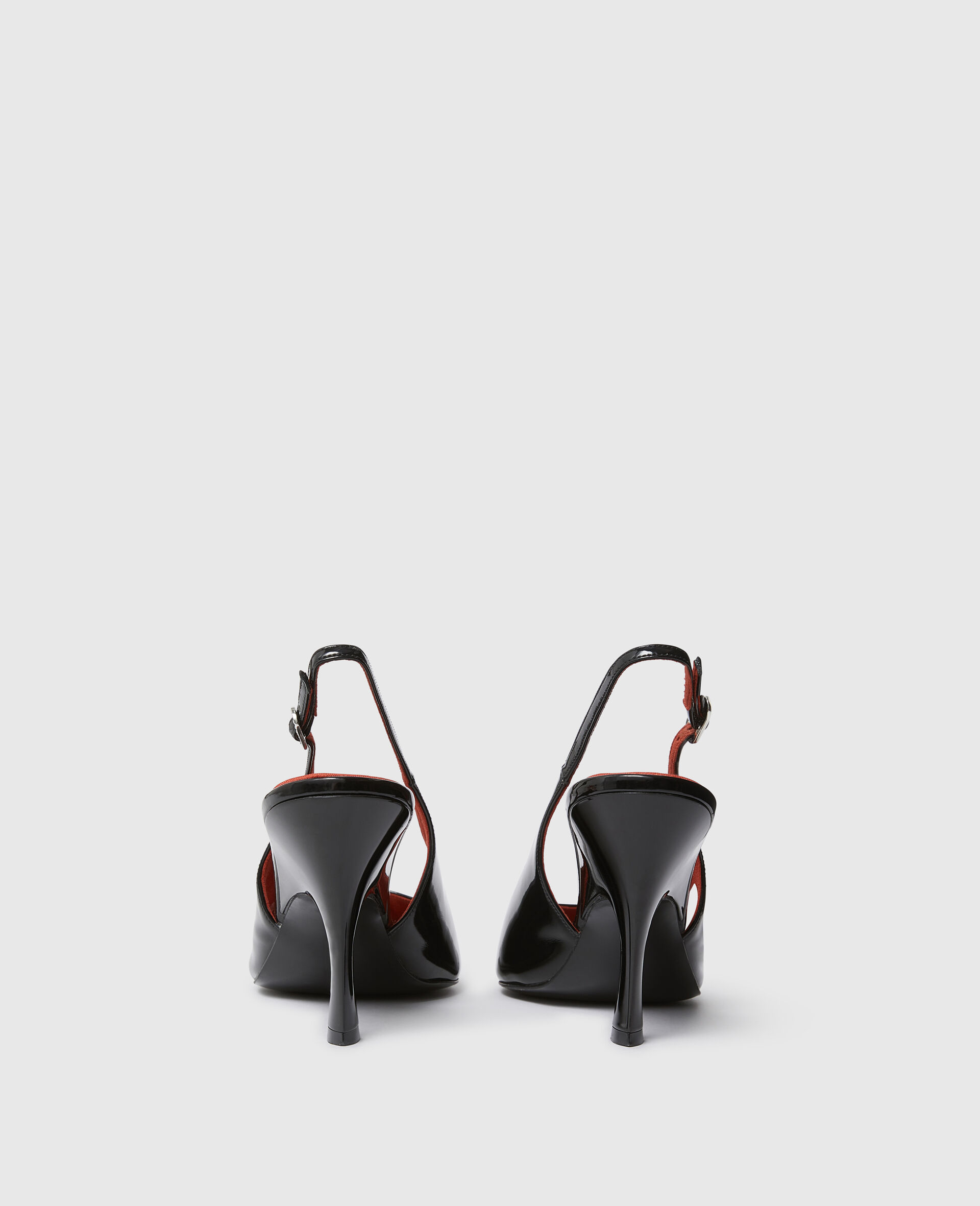 Elsa Pointed Toe Slingbacks-Red-large image number 2