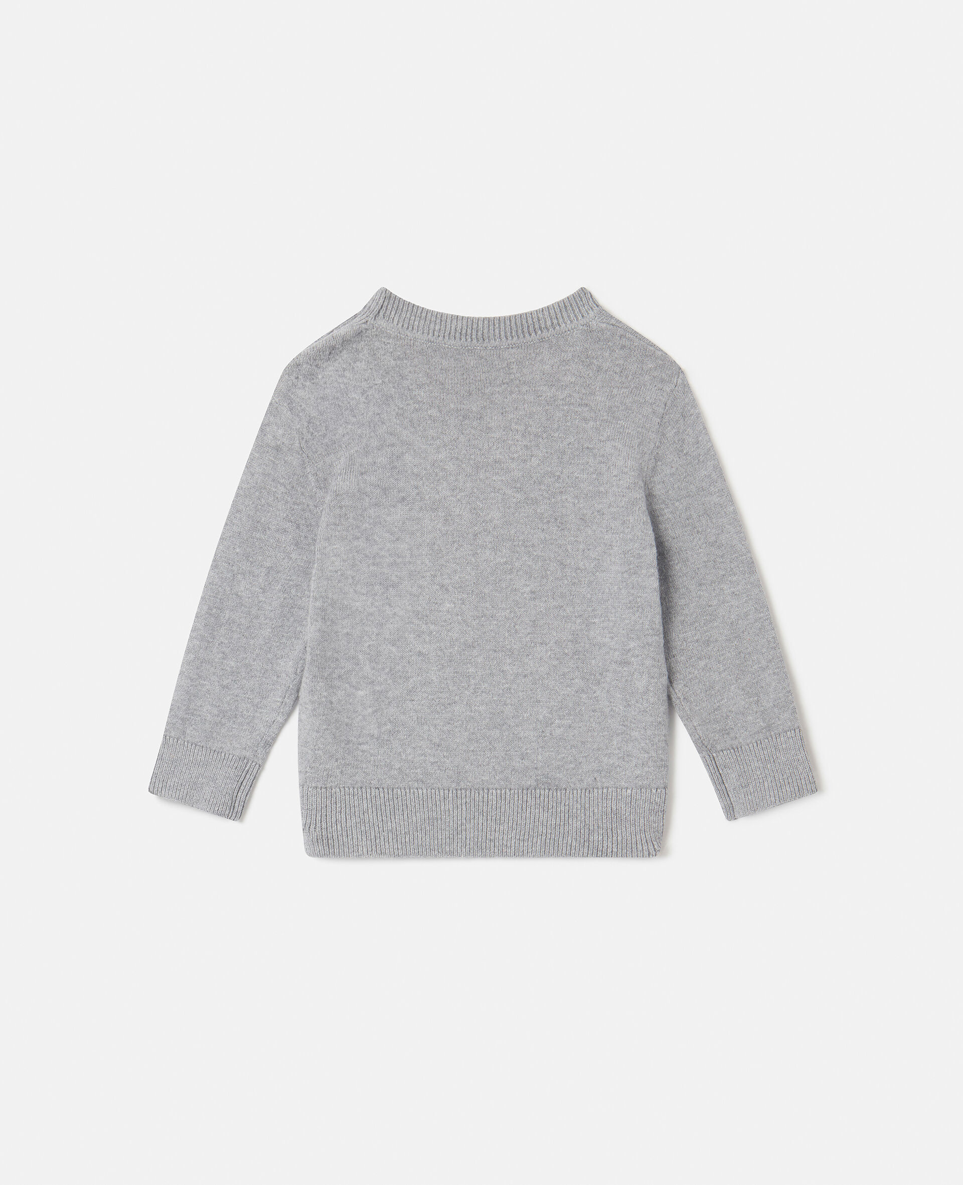 Horse Graphic Fringed Sweatshirt-Grey-large Horse Graphic Fringed Sweatshirt-Grey-large image number 2