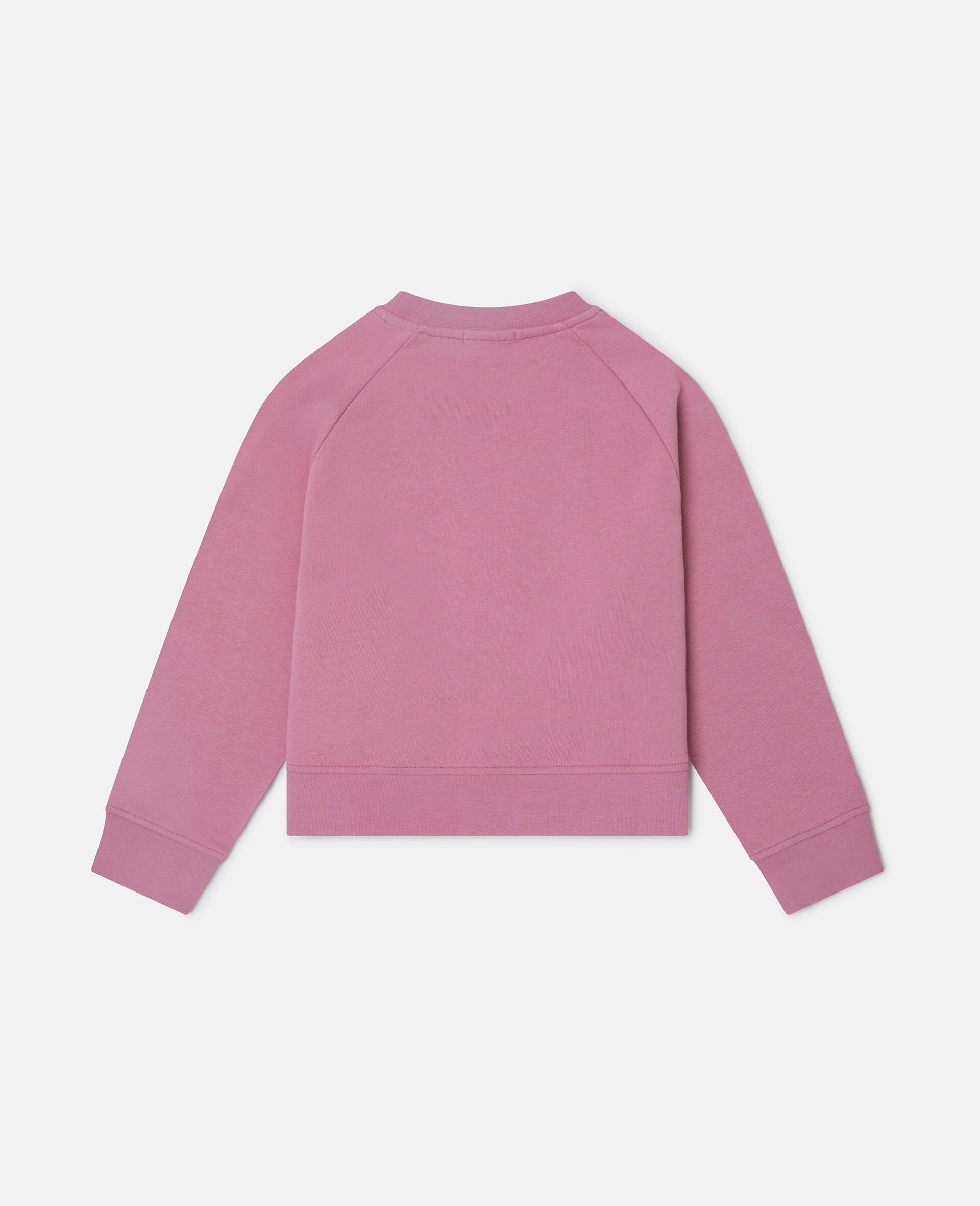 Logo Graphic Crewneck Sweatshirt-Pink-large image number 2