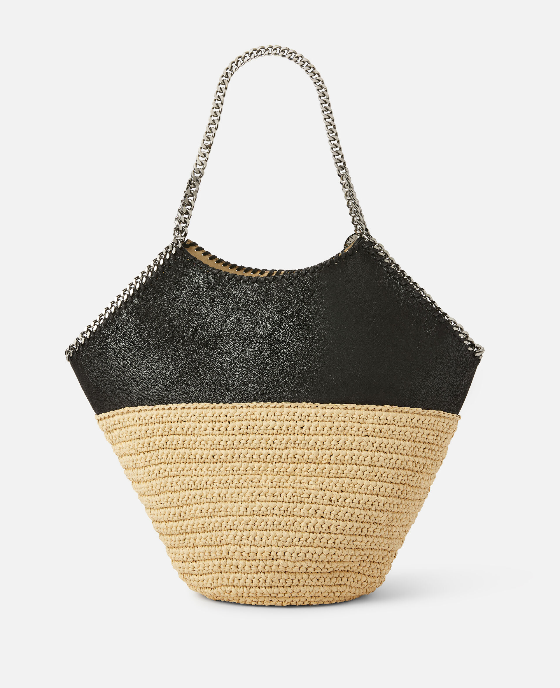 Falabella 라피아 라지 토트 백 -블랙-large image number 2