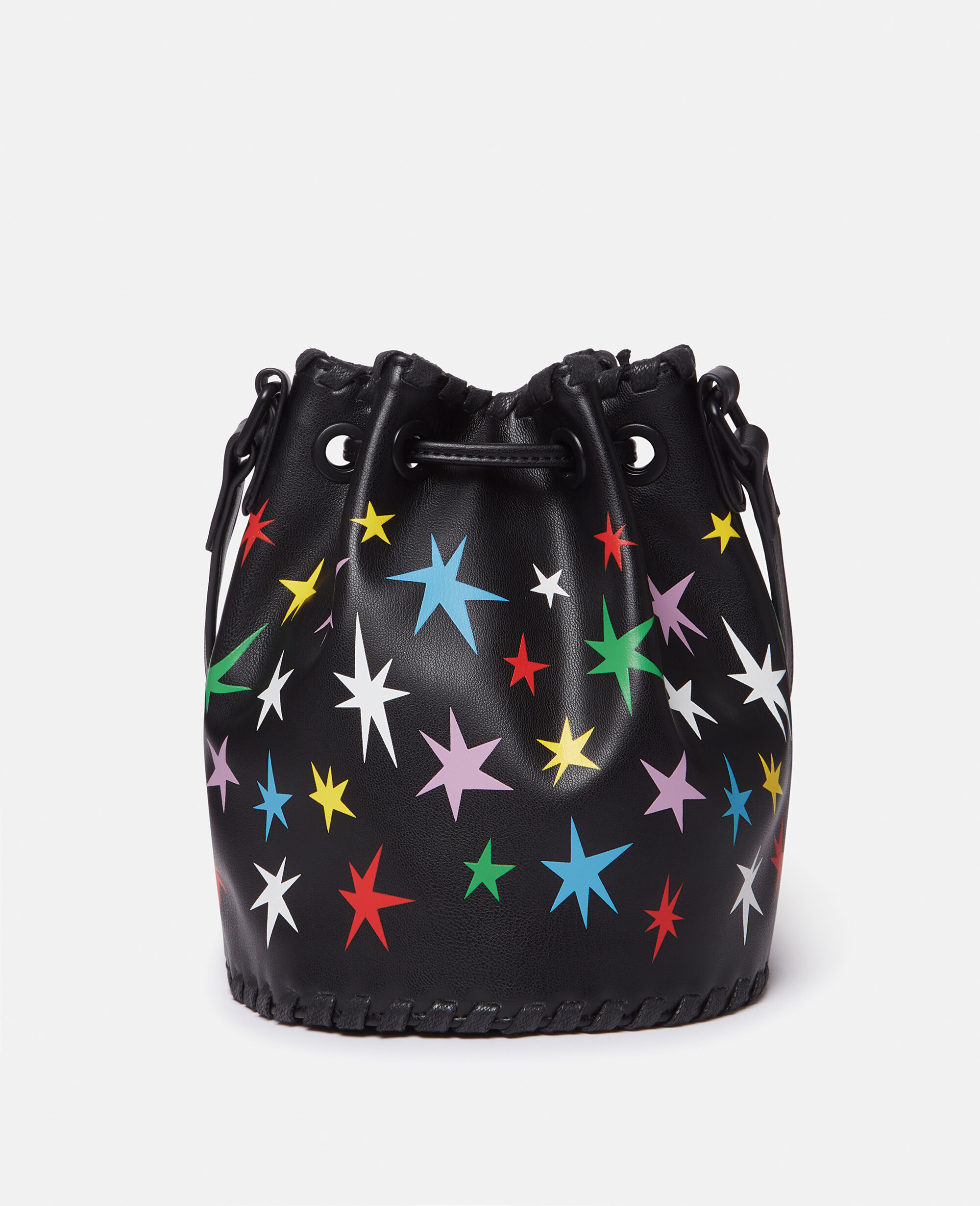 Women Multicolor Star Pattern Bucket Bag | Stella McCartney US