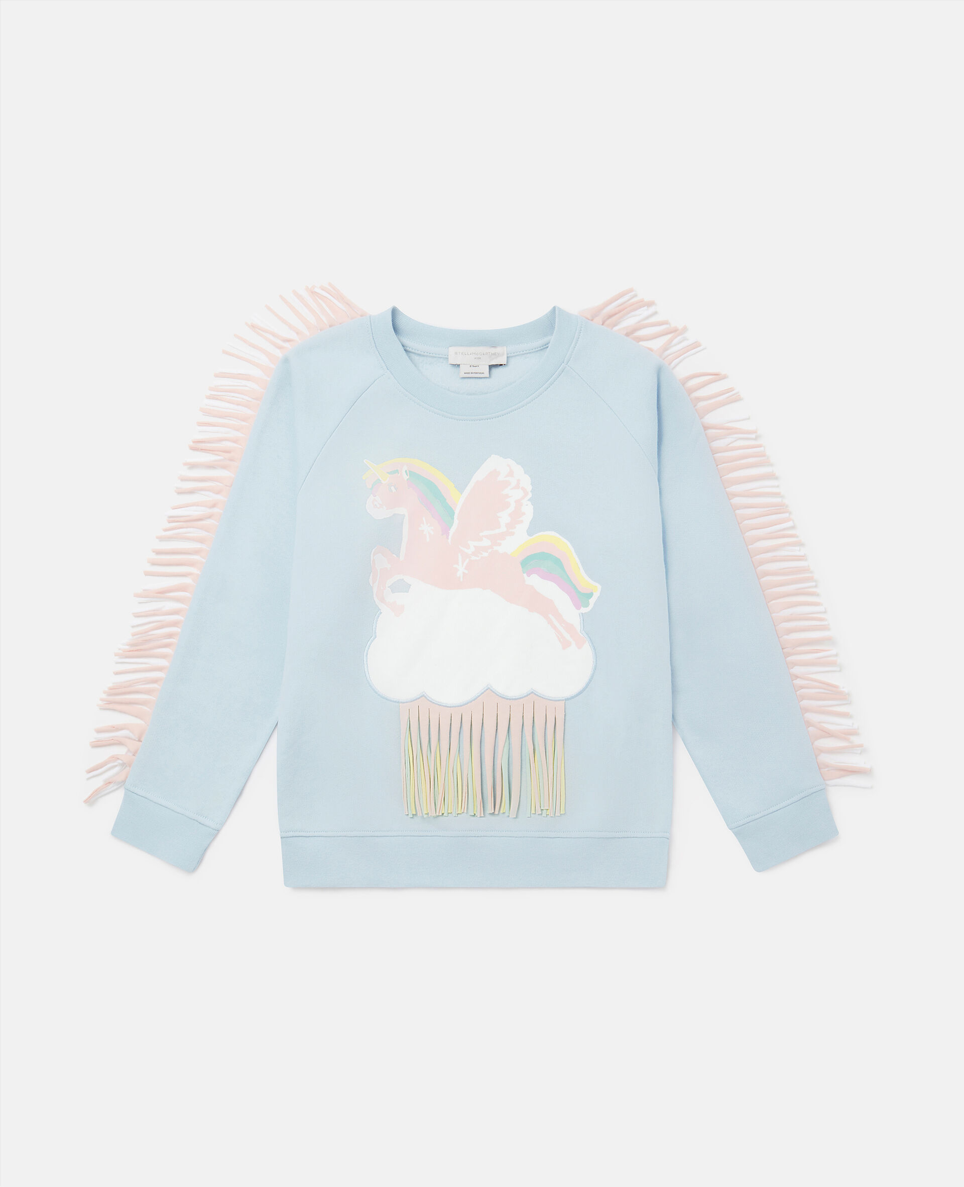 Fringed Unicorn Cloud Sweatshirt-Multicolour-large image number 0