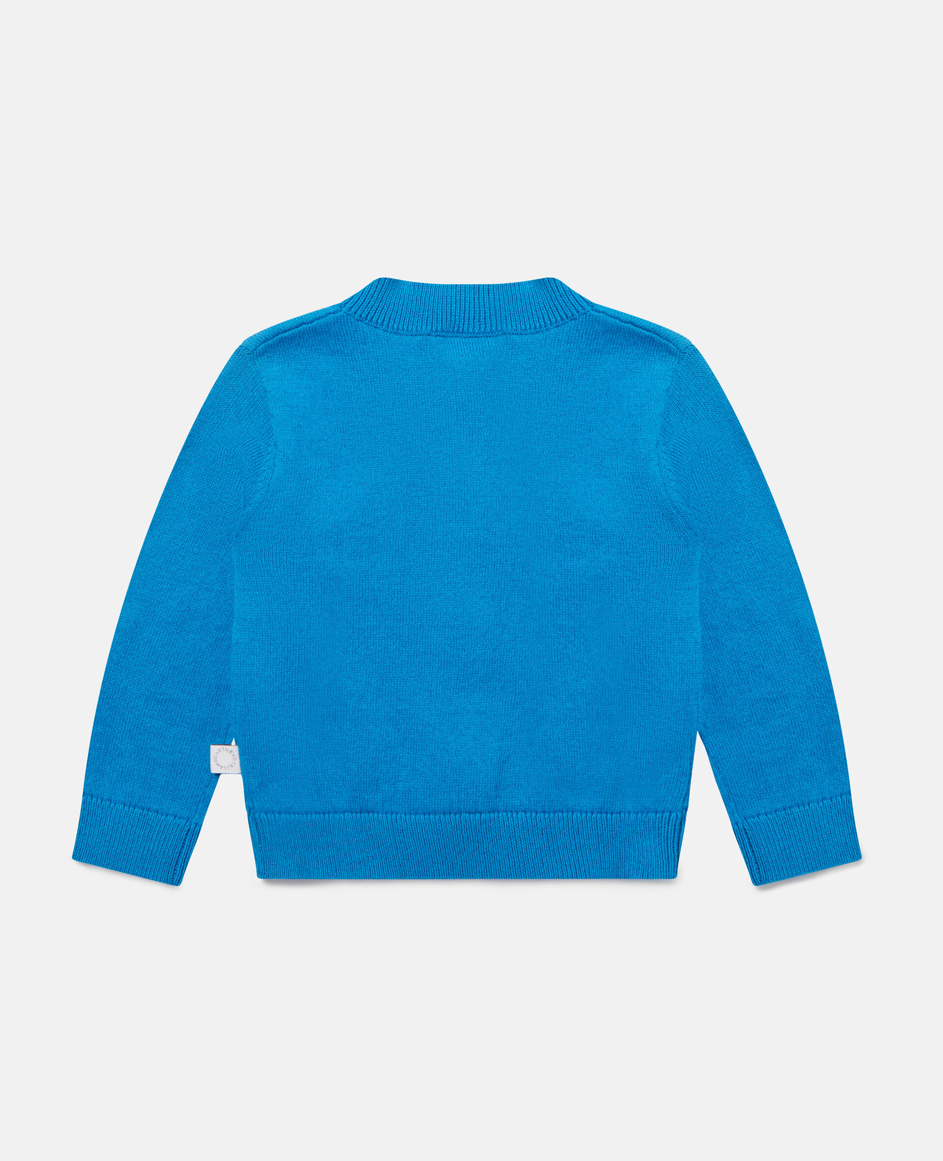 Apple Knit Cardigan-Blue-large image number 3