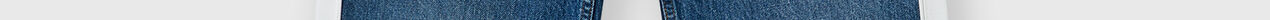 Jean droit a rayures laterales-Bleu-medium