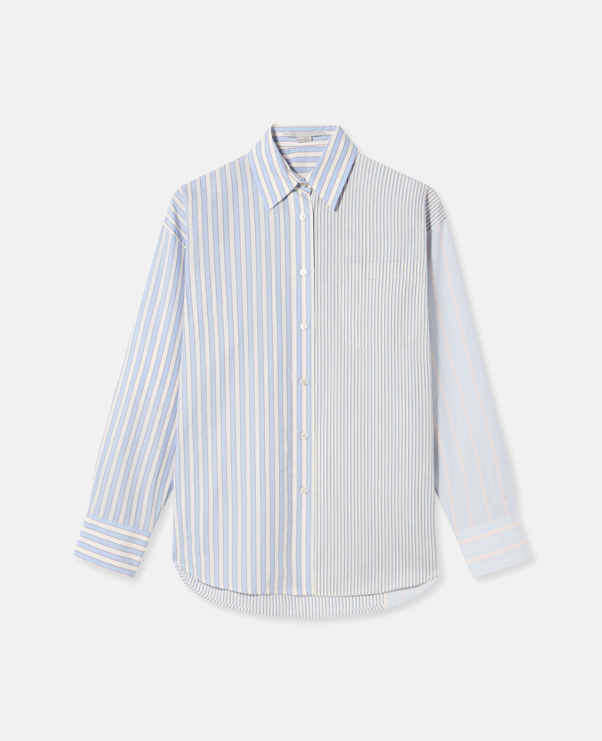 Candy Stripe Boyfriend Shirt-Multicolour-medium