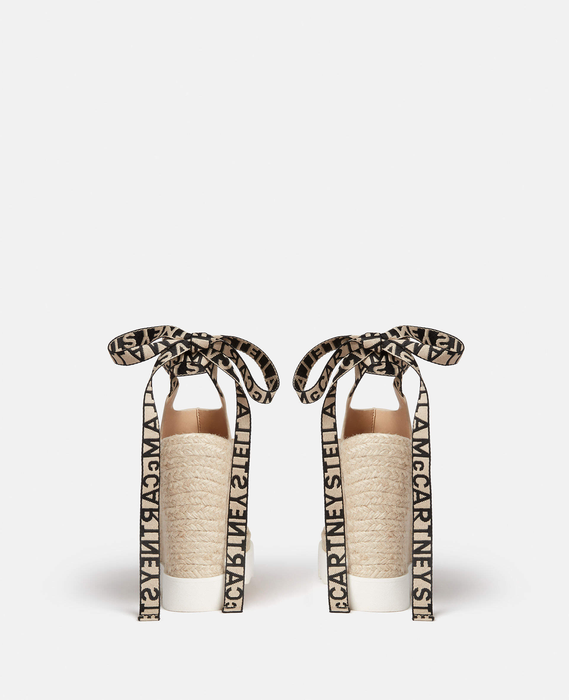 Gaia Alter Mat Peeptoe Wedge Espadrilles-Beige-medium