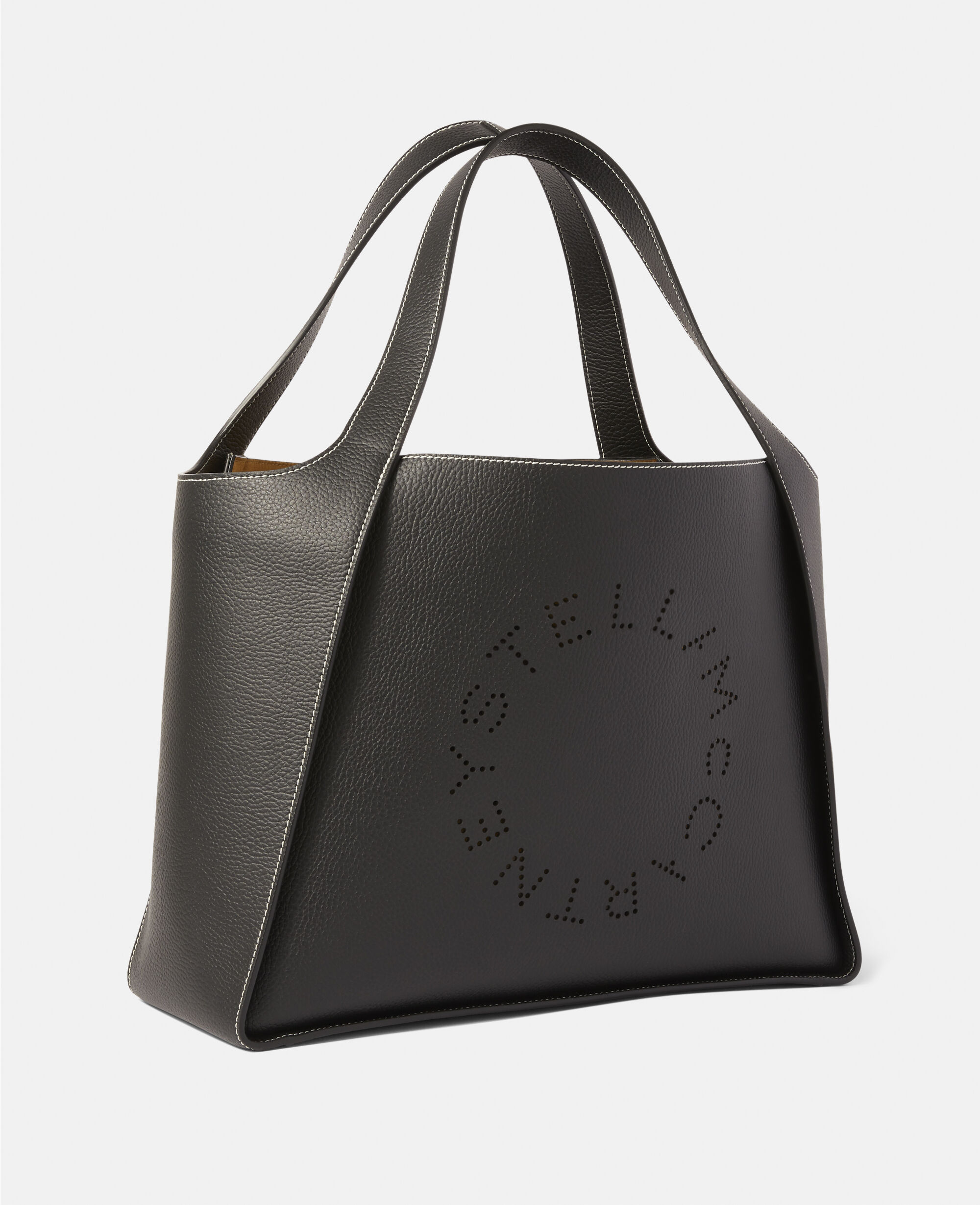 Women ブラック ロゴ ラージ トートバッグ | Stella McCartney JP