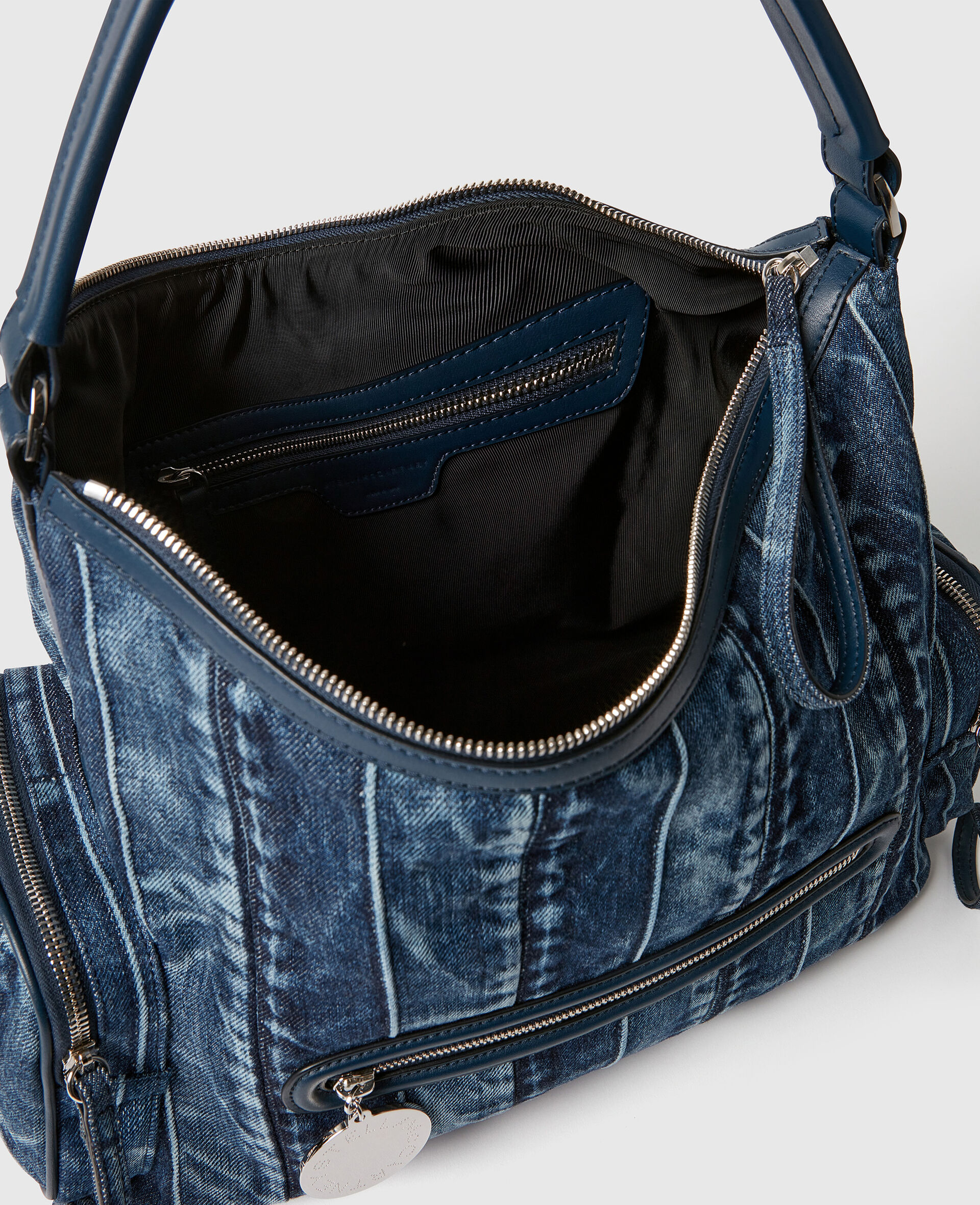 Dartmoor Denim Shoulder Bag-Blue-large image number 4