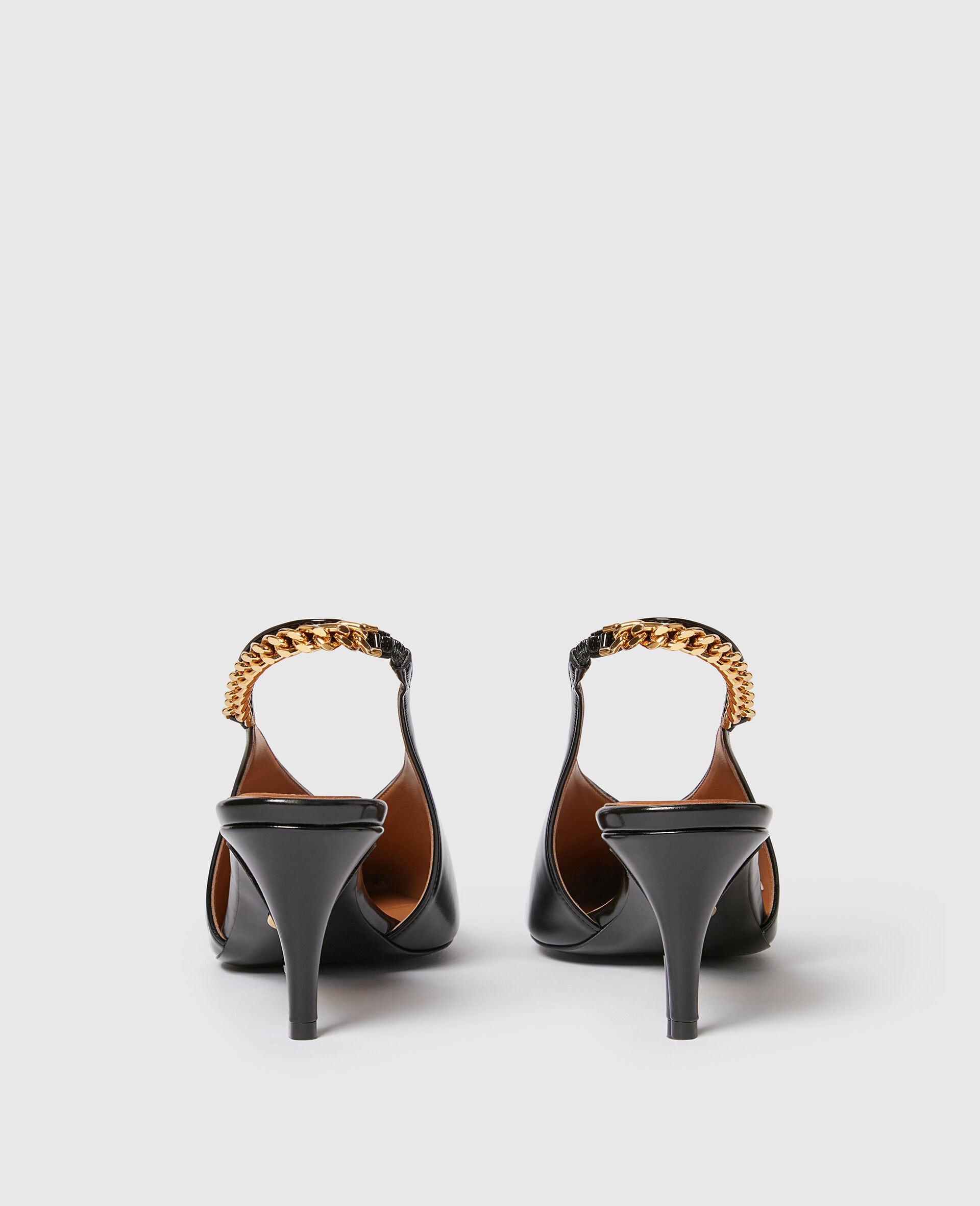 Falabella Slingback Shoes-Black-large image number 3