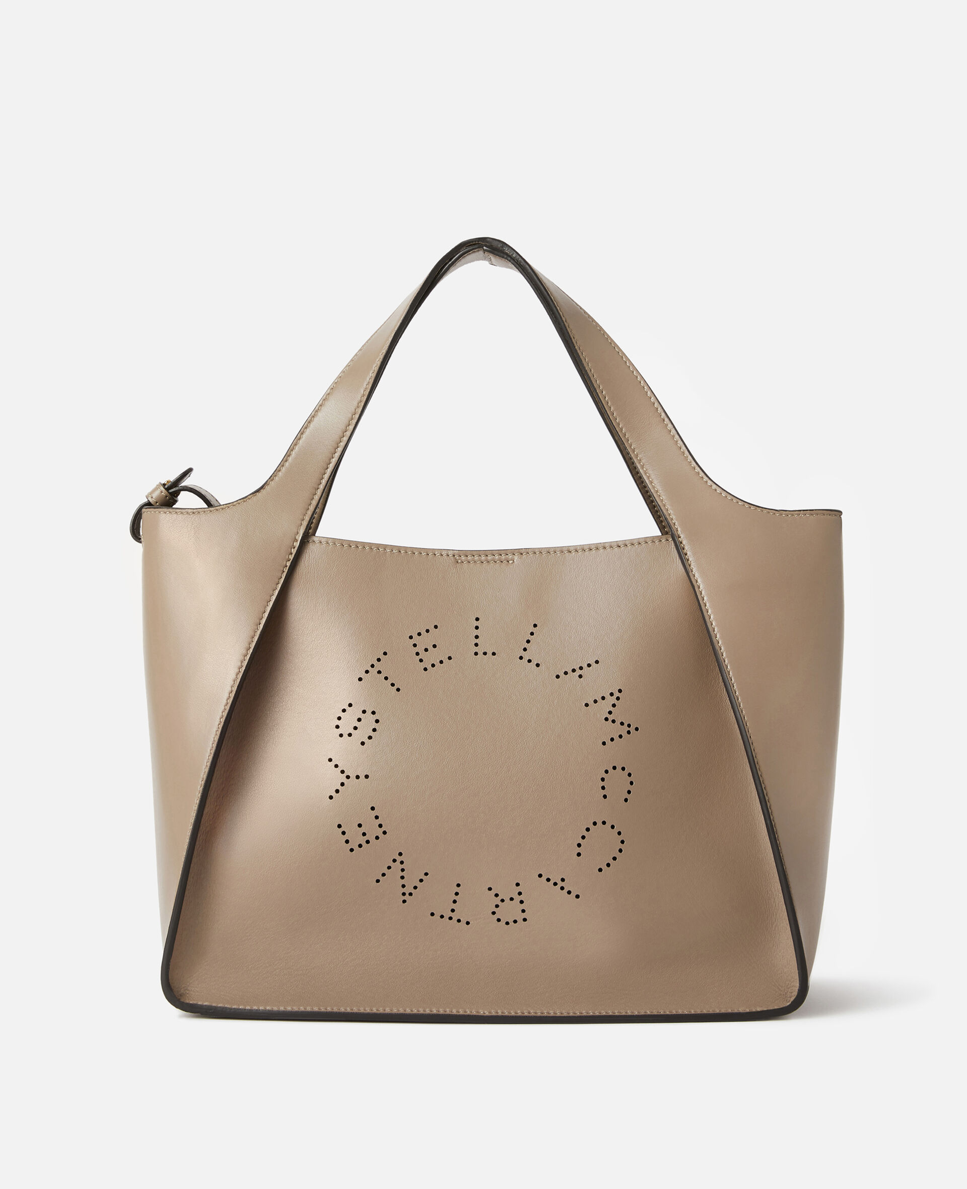 Stella Logo Crossbody Bag-Beige-medium
