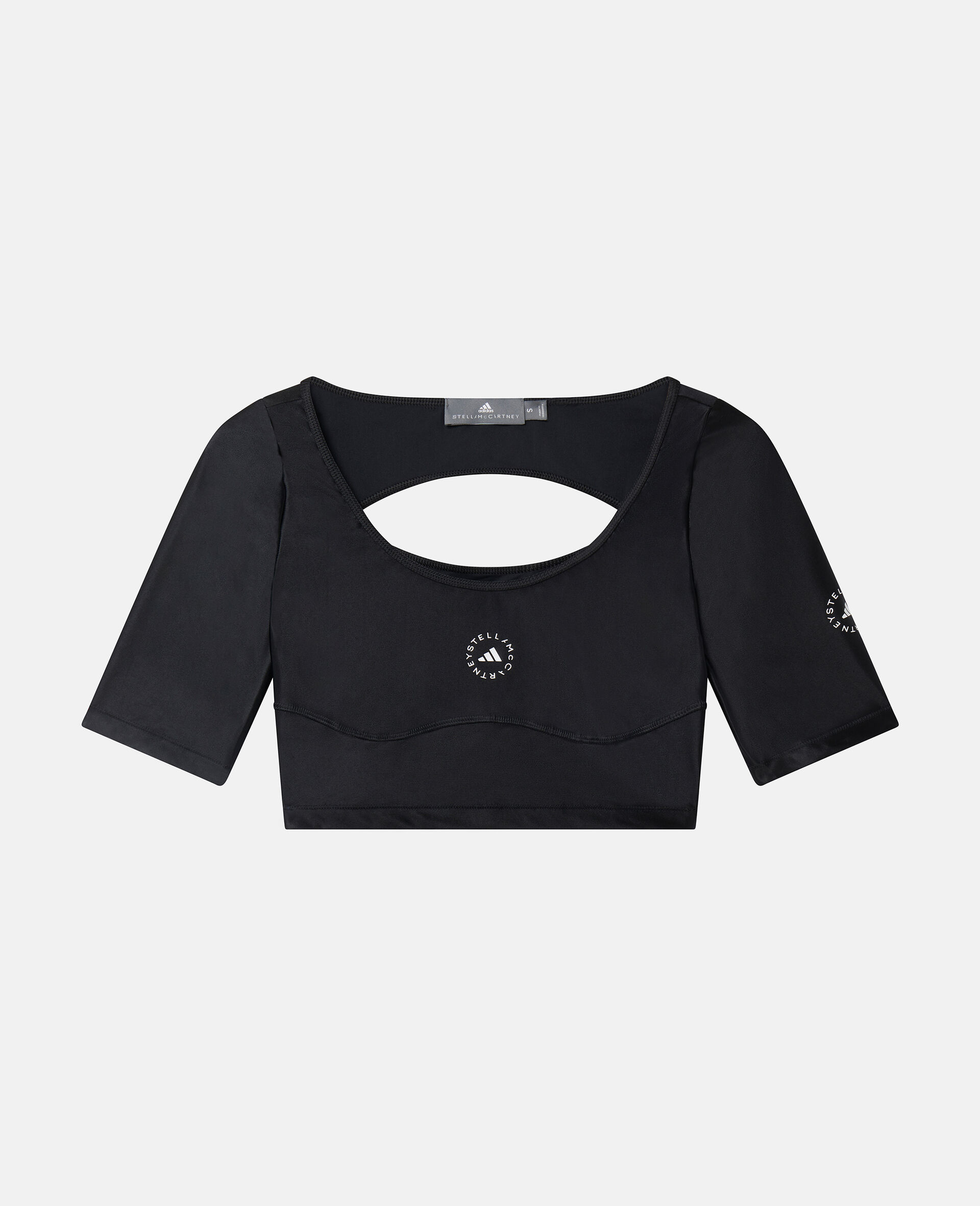 TrueLife  Scoop Neck Crop Top-Black-large image number 0