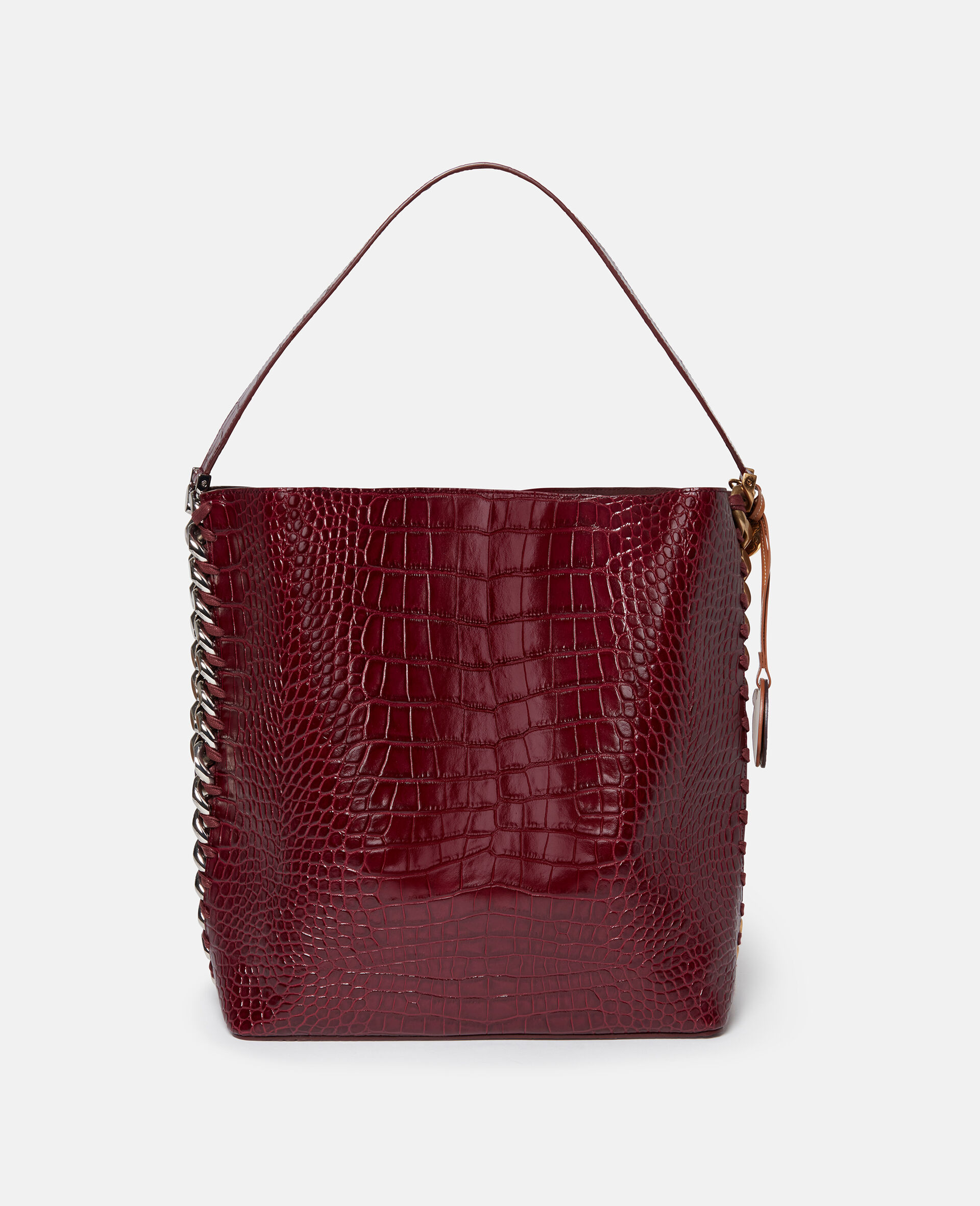 Frayme Croc-Effect Embossed Tote Bag-Multicolour-large image number 3