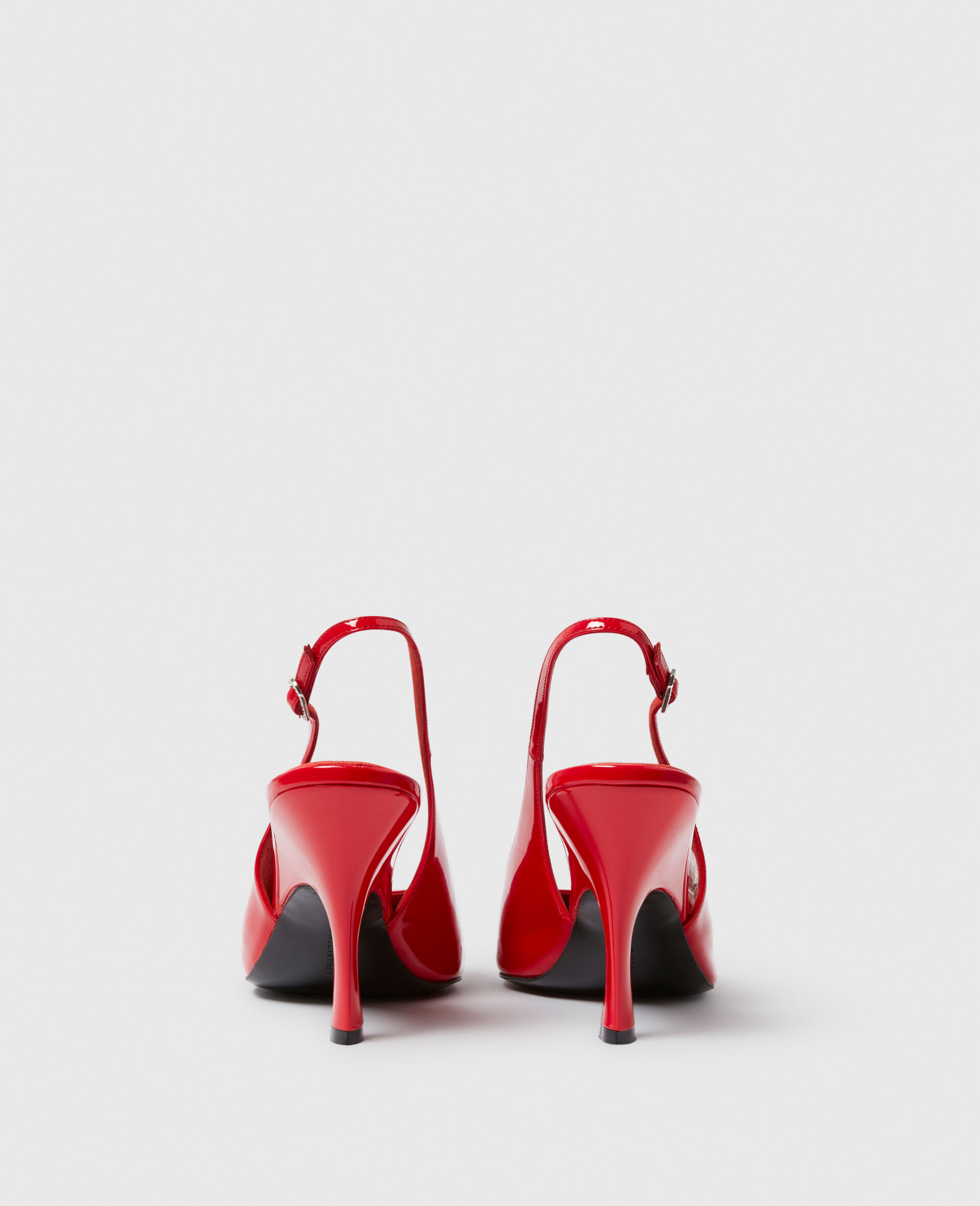 Elsa Pointed Toe Slingbacks-Red-large image number 2