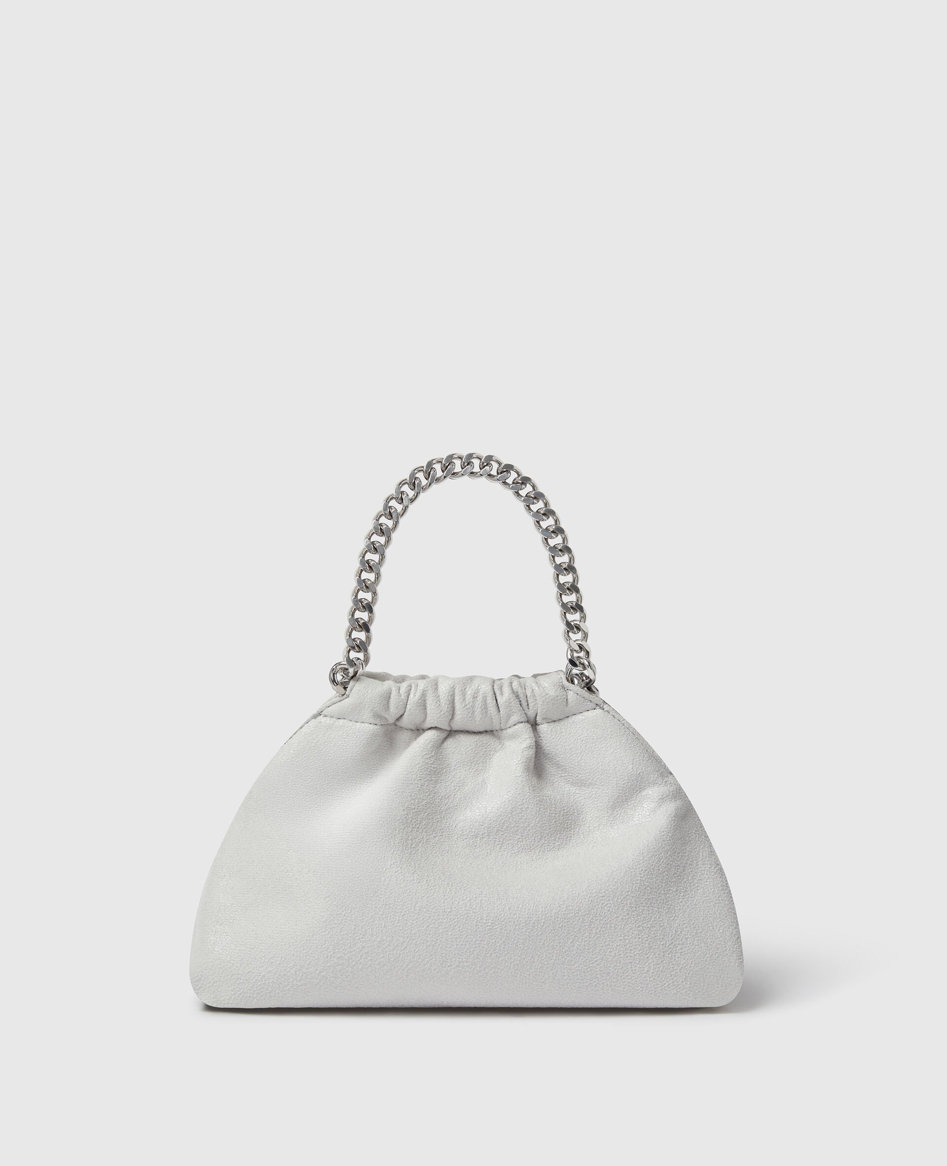 Falabella Mini Drawstring Bag with Airlite Chain-Grey-large image number 2