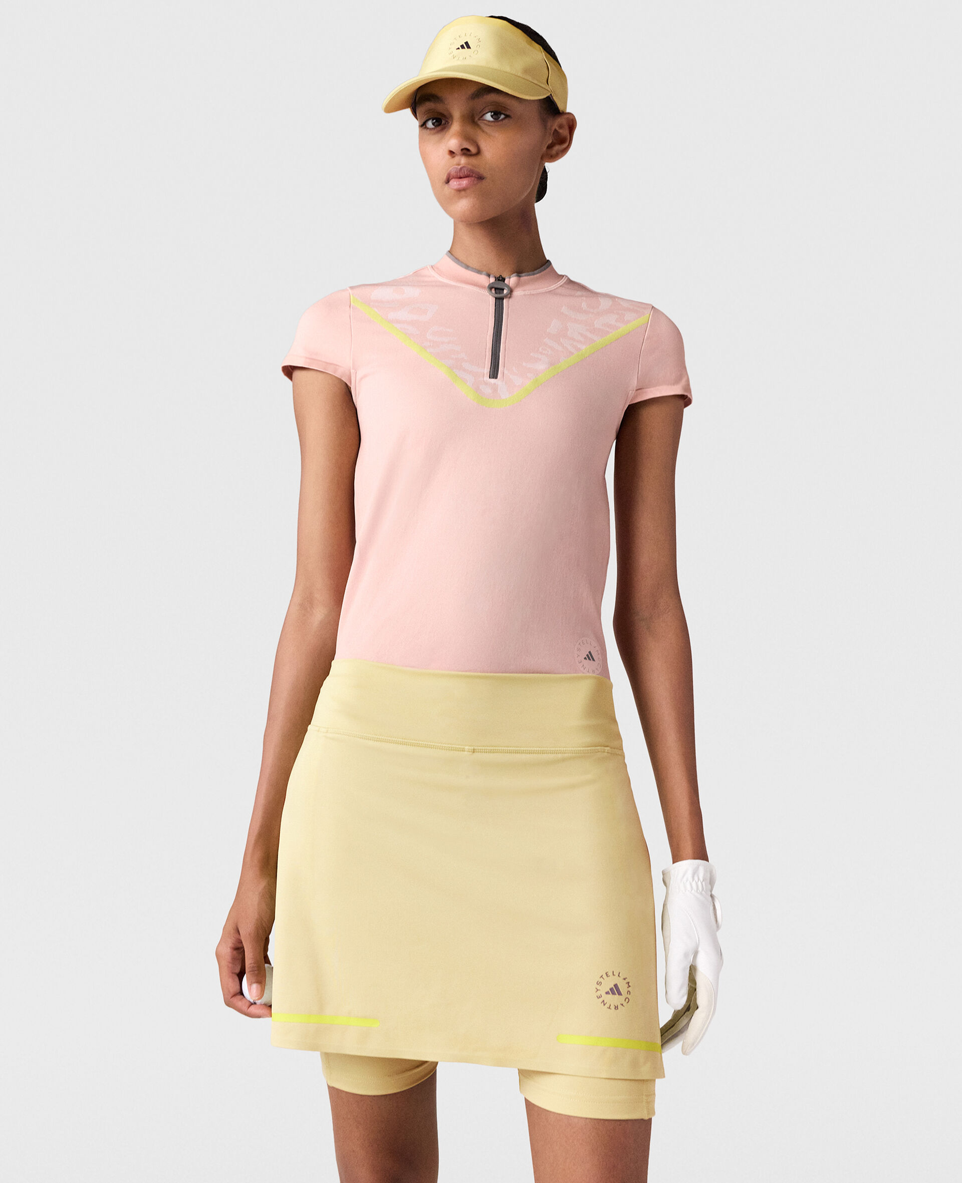 TrueNature Golf Skort-Green-model