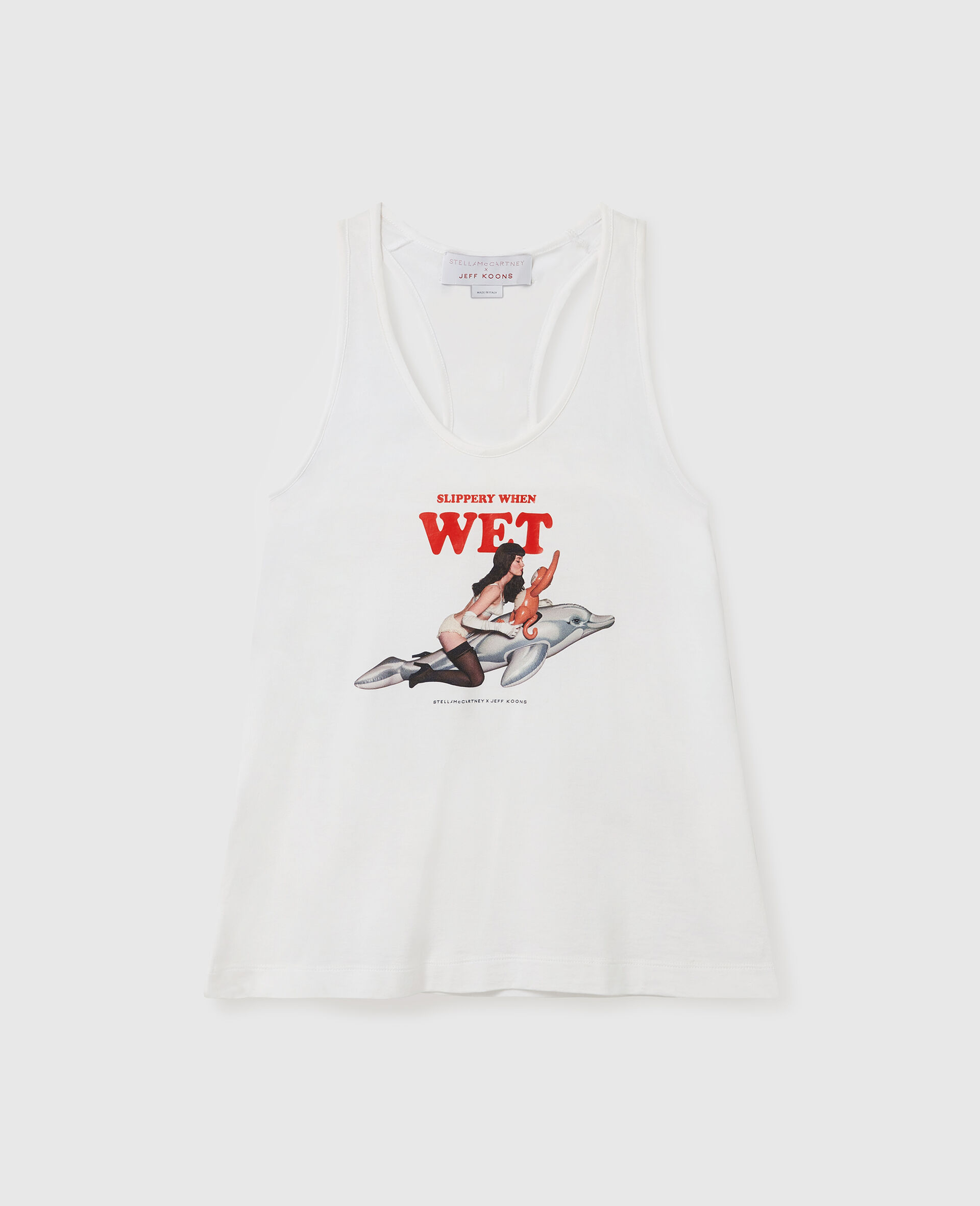 Jeff Koons Slippery When Wet Tanktop-Wei&szlig;-medium