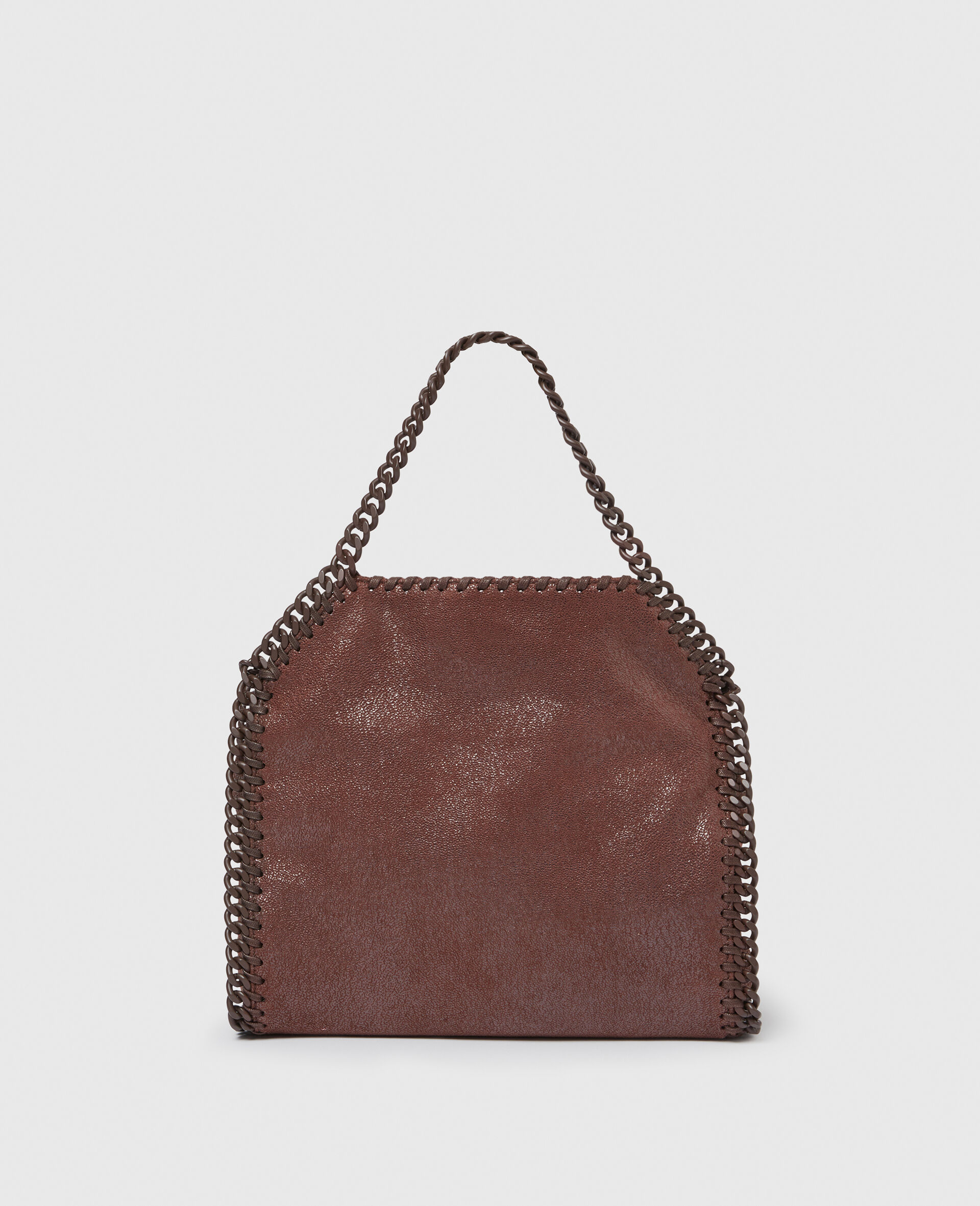 Falabella Mini Enamel Tote Bag-Brown-large image number 3