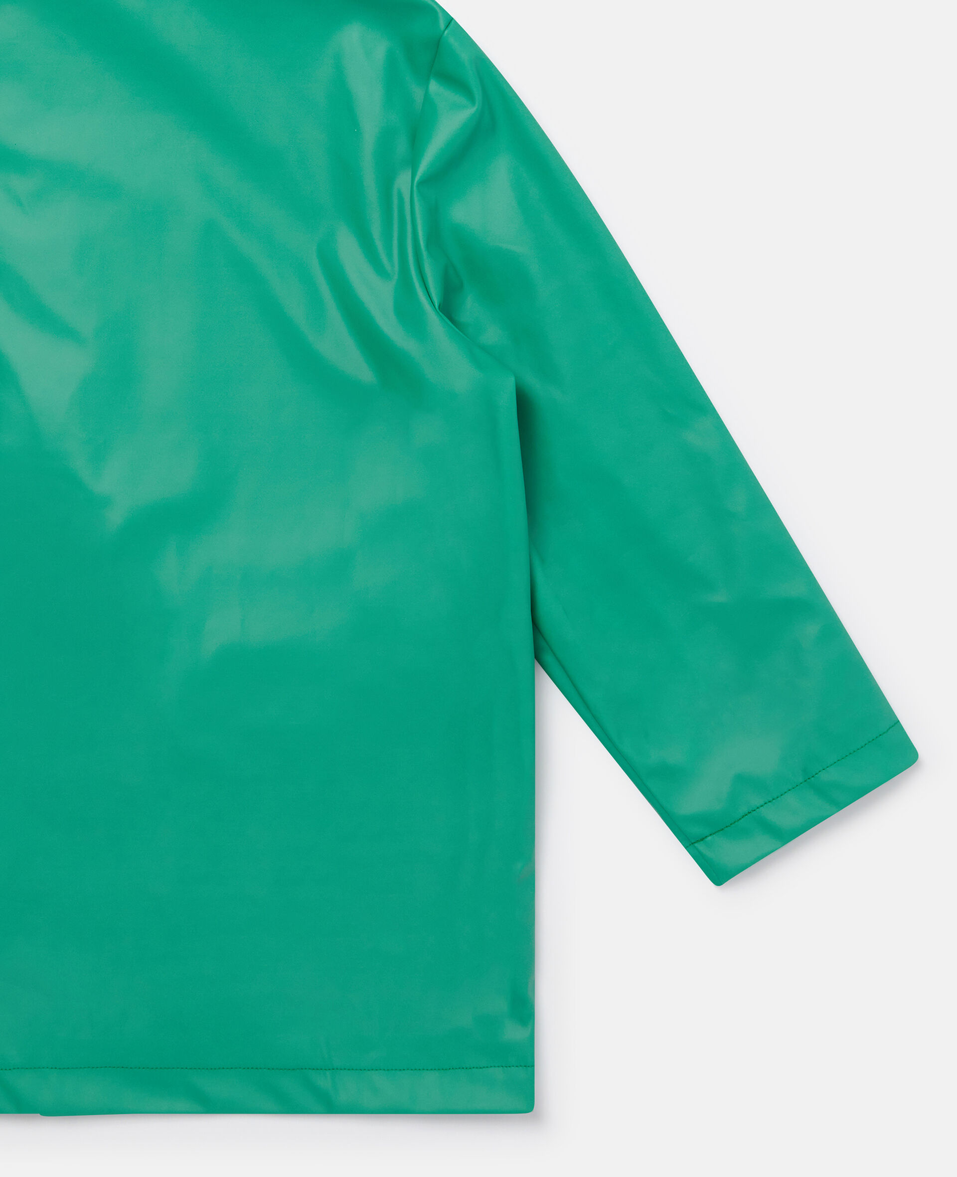 Frog Graphic Hooded Raincoat-Green-large image number 3