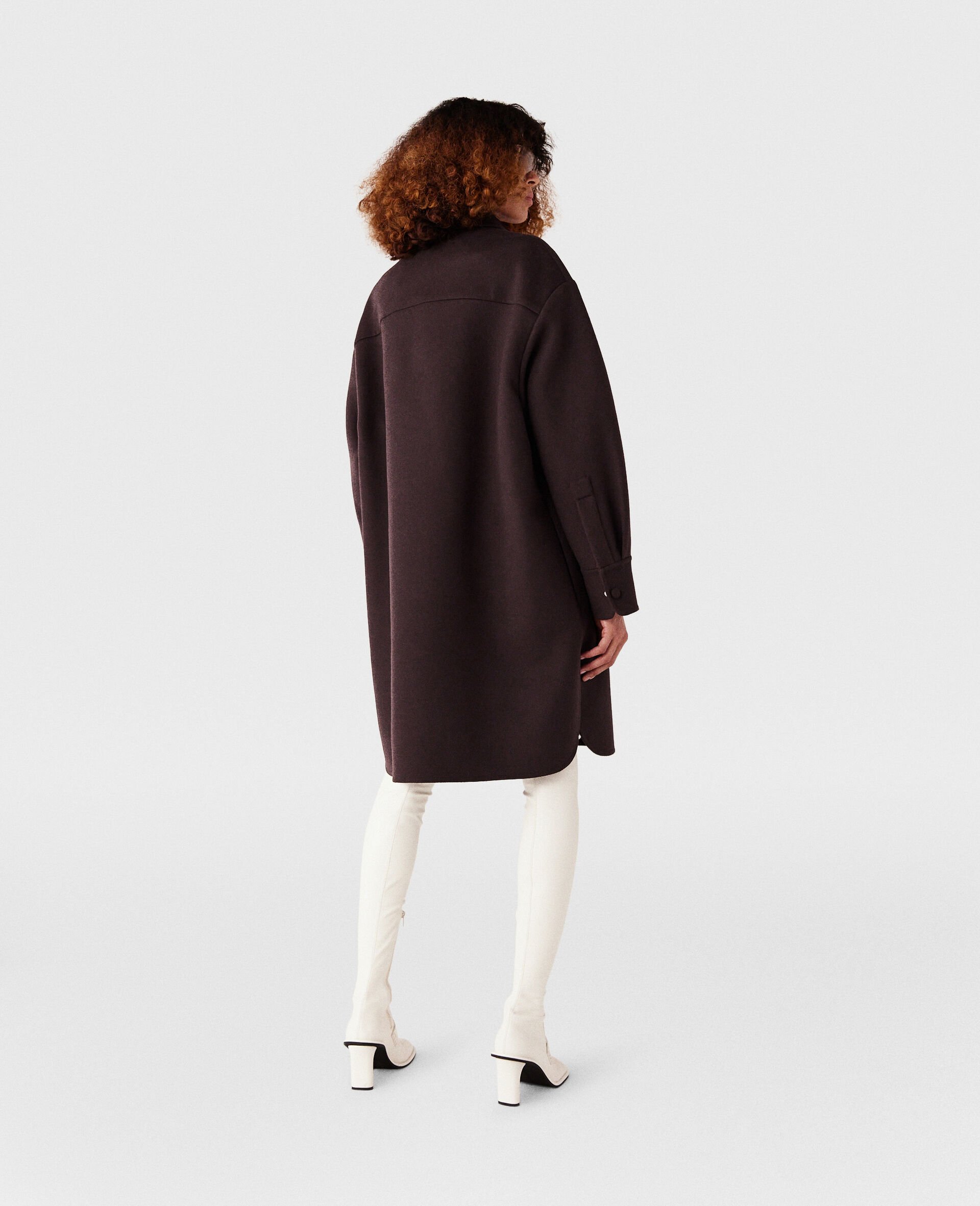 Double-Faced Long-Sleeve Shirt-Brown-large Double-Faced Long-Sleeve Shirt-Brown-large image number 2