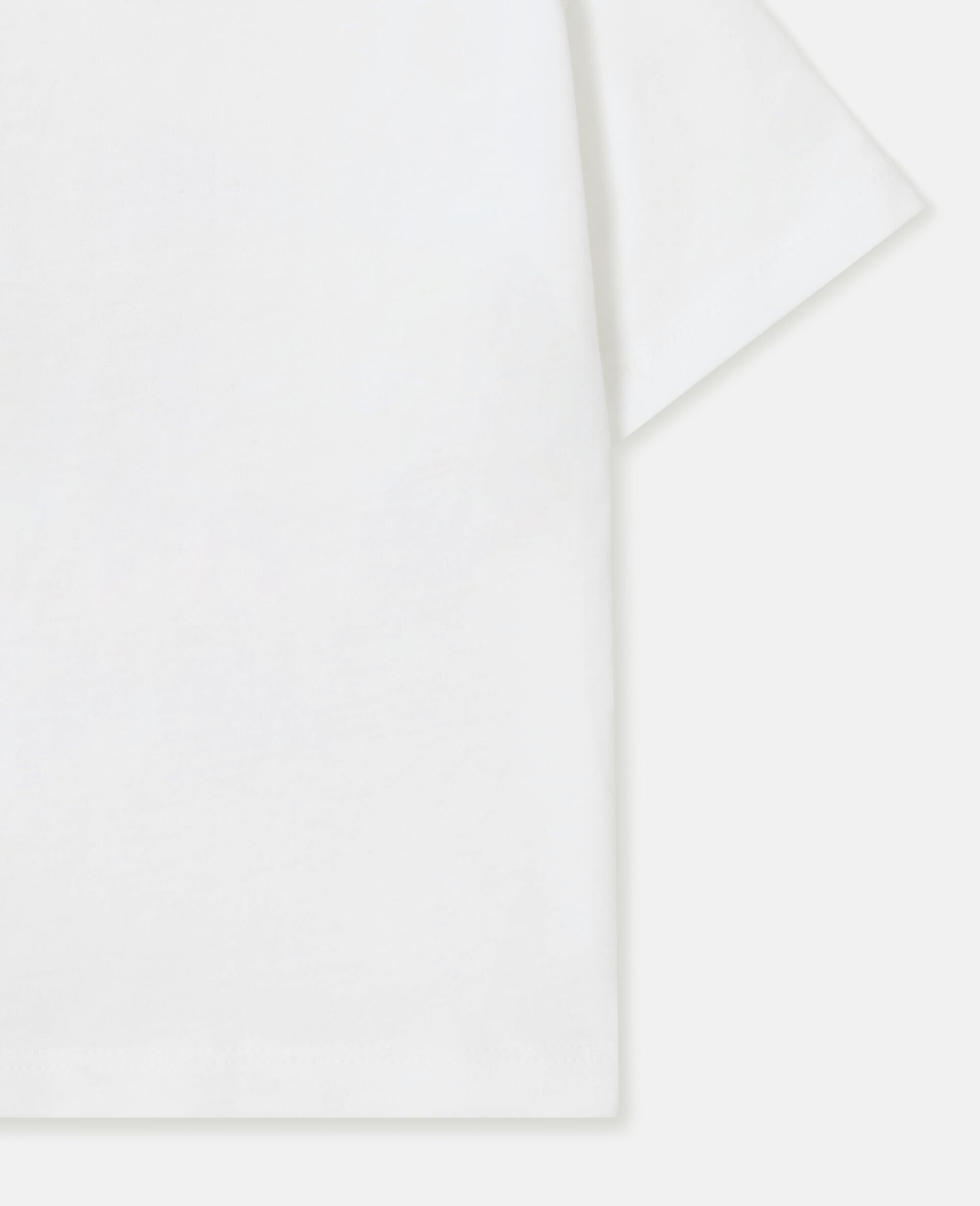 Fish Graphic T-Shirt-White-large image number 3