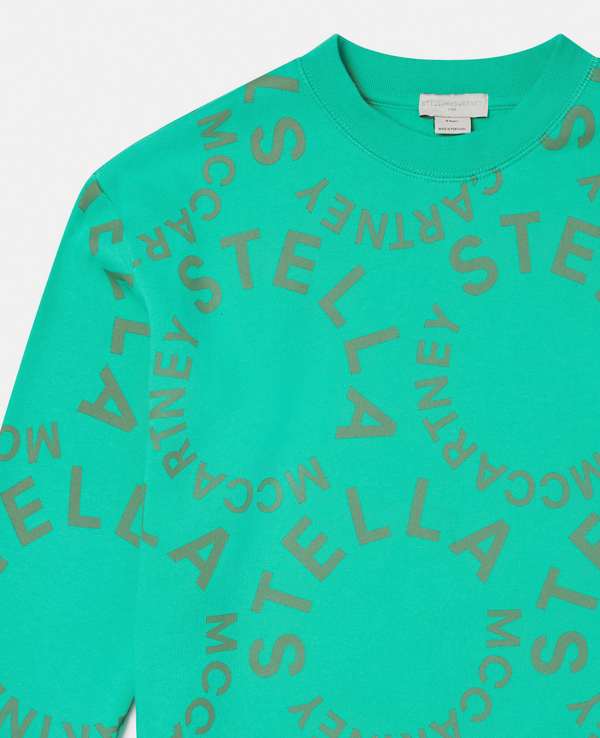 Circular Logo Sweatshirt-Green-large image number 1