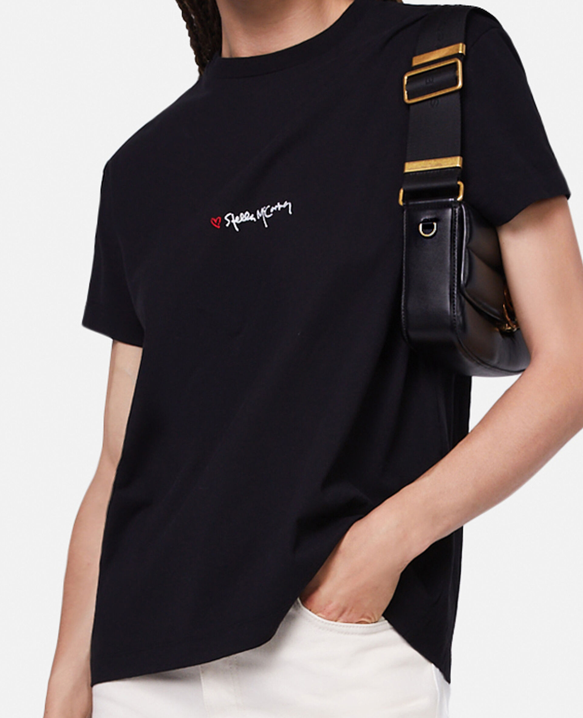 Stella Iconics T-Shirt mit &bdquo;Love&ldquo;-Logo-Schwarz-large image number 3