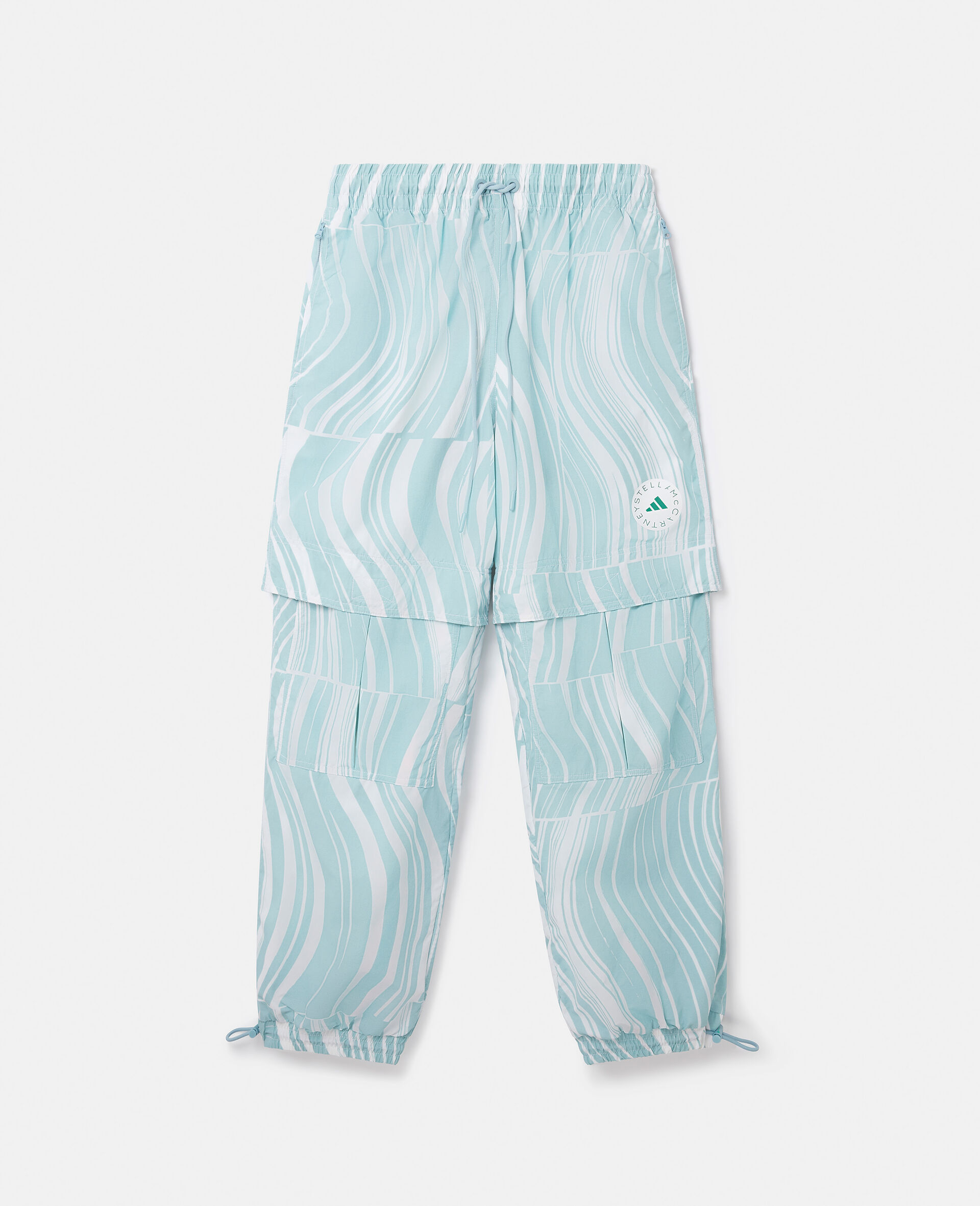 TrueCasuals Hover Float Print Trackpants-White-large image number 0