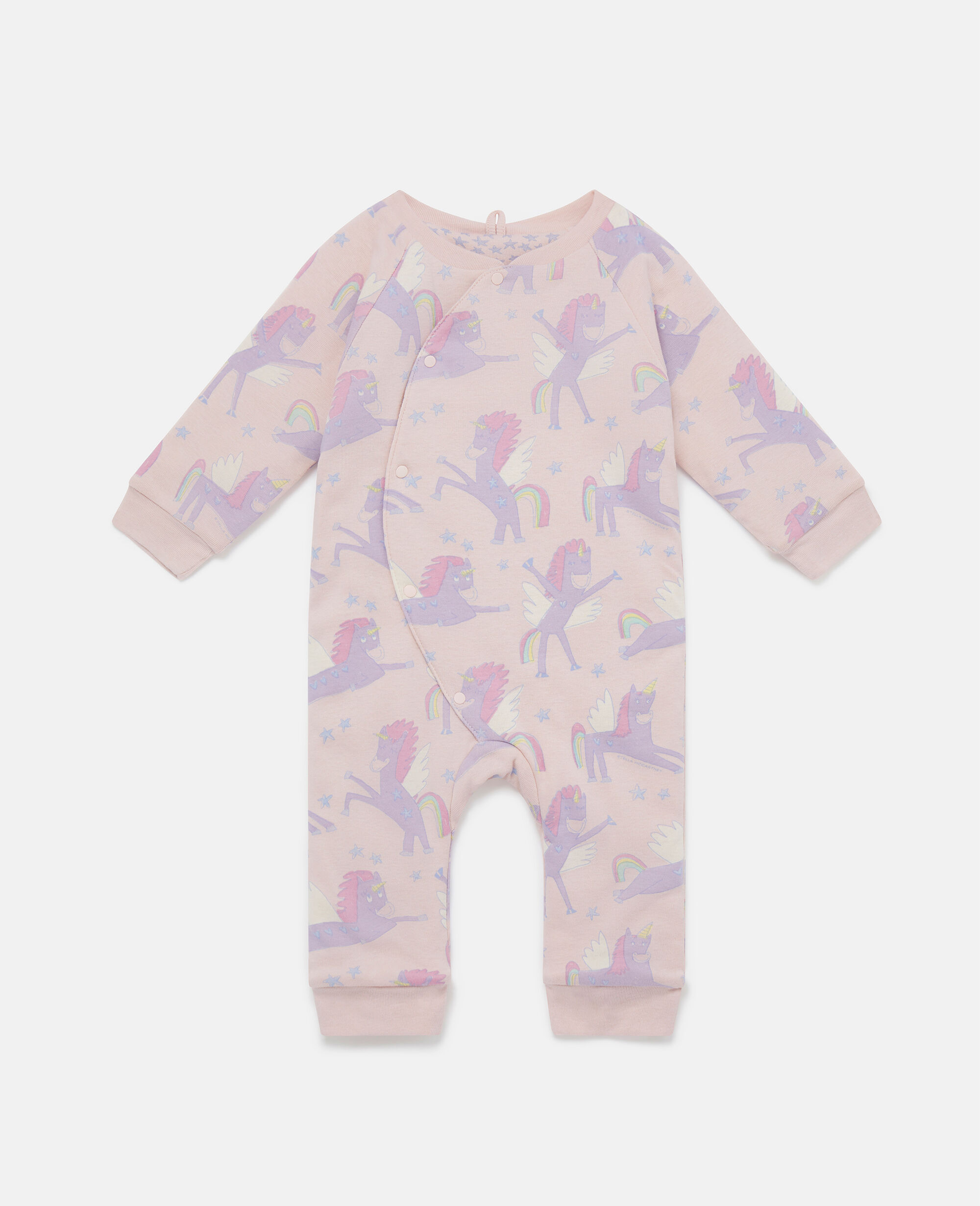 Women Pink 2 Pack of Unicorn and Star Print Sleepsuits Stella