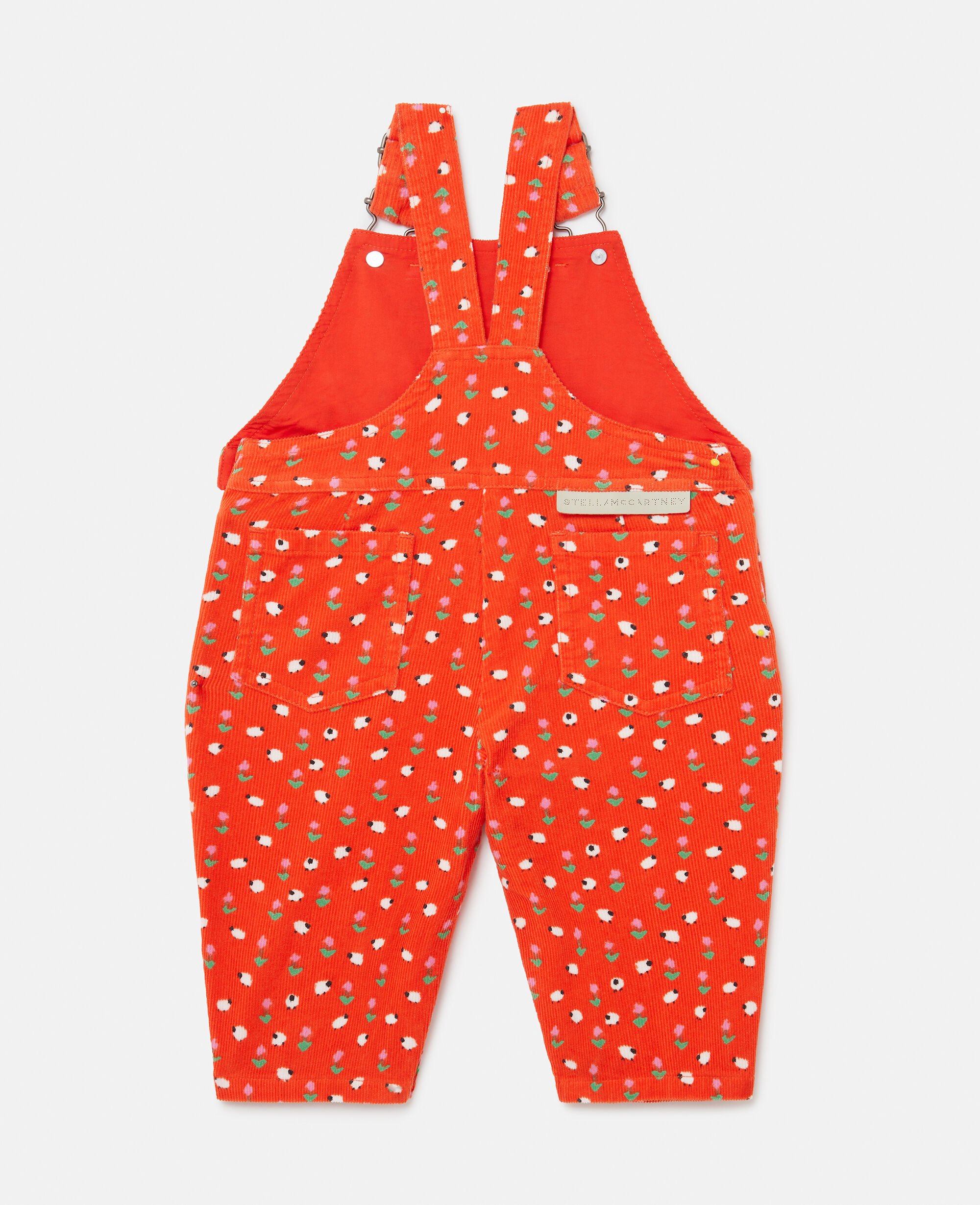 Women Red Floral Pattern Overalls | Stella McCartney US