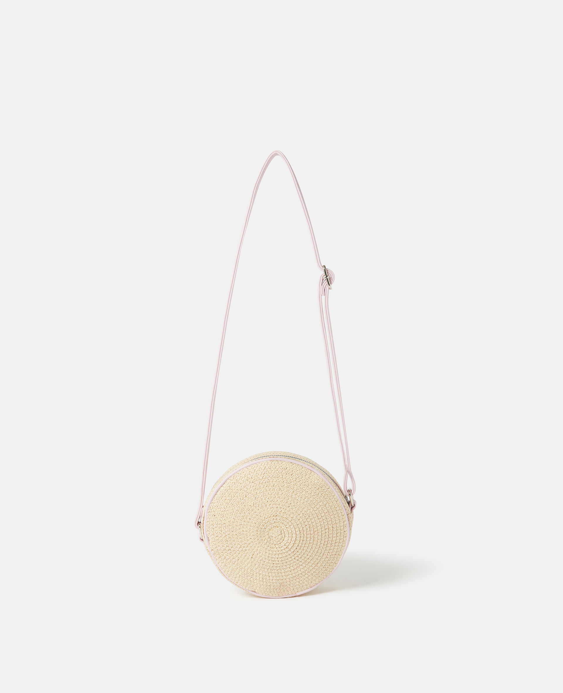 Sac a bandouliere en paille avec broderie fleurs-Beige-large image number 2