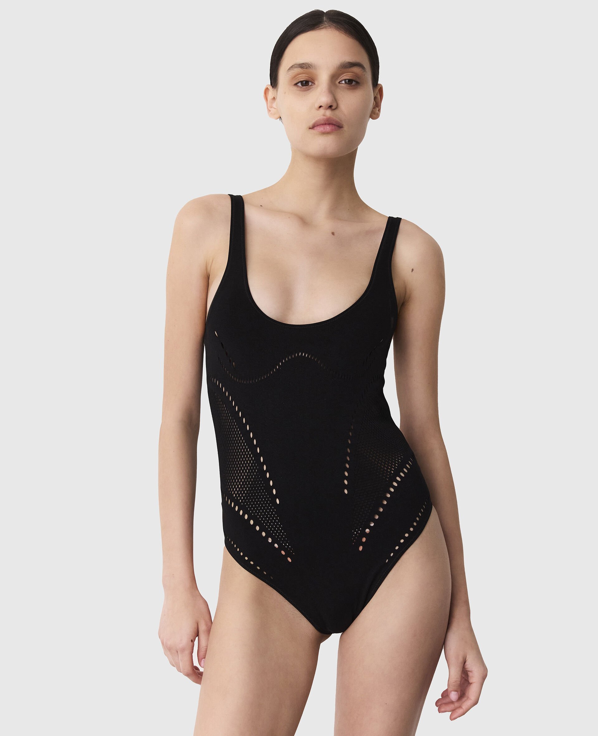 Stellawear Bodysuit-Black-model