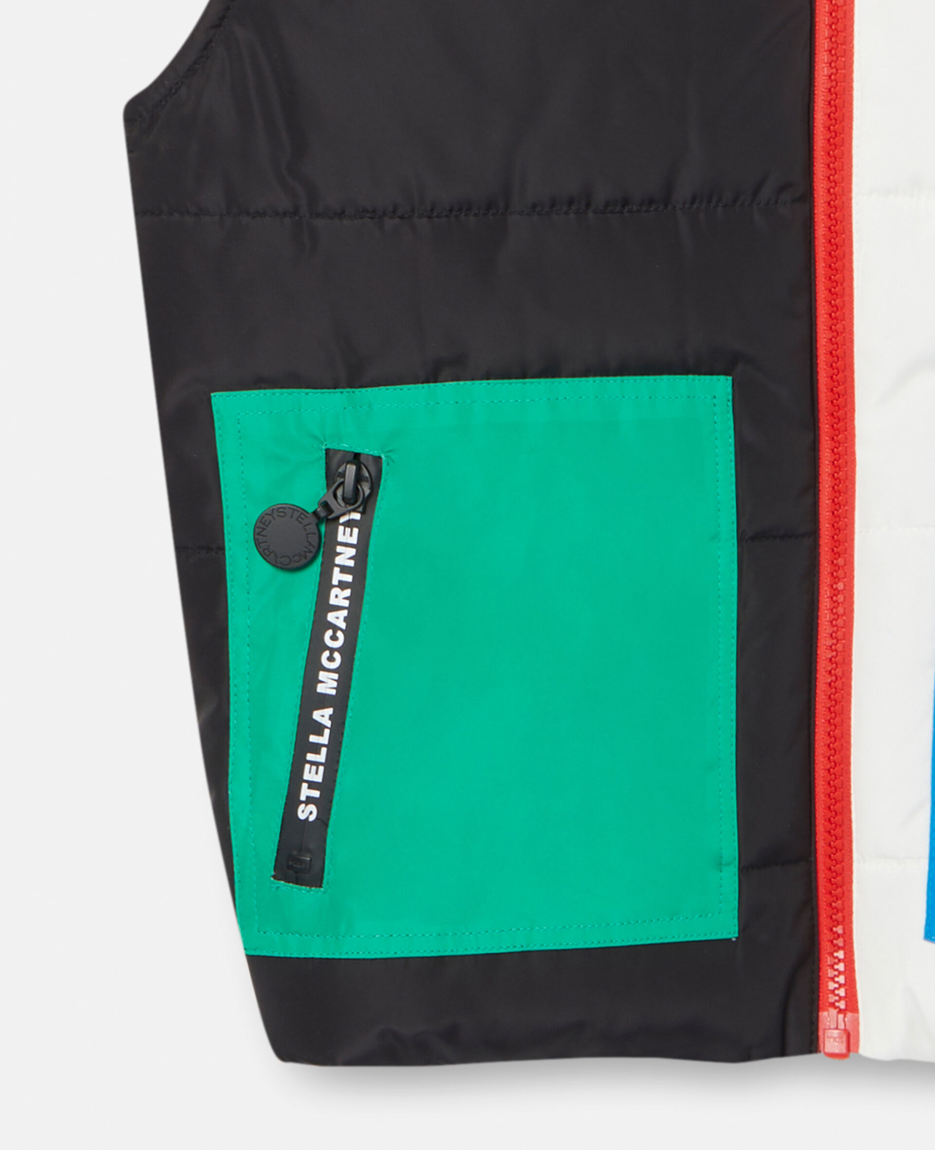 Colourblock SMC Logo Gilet-Multicolour-large image number 1