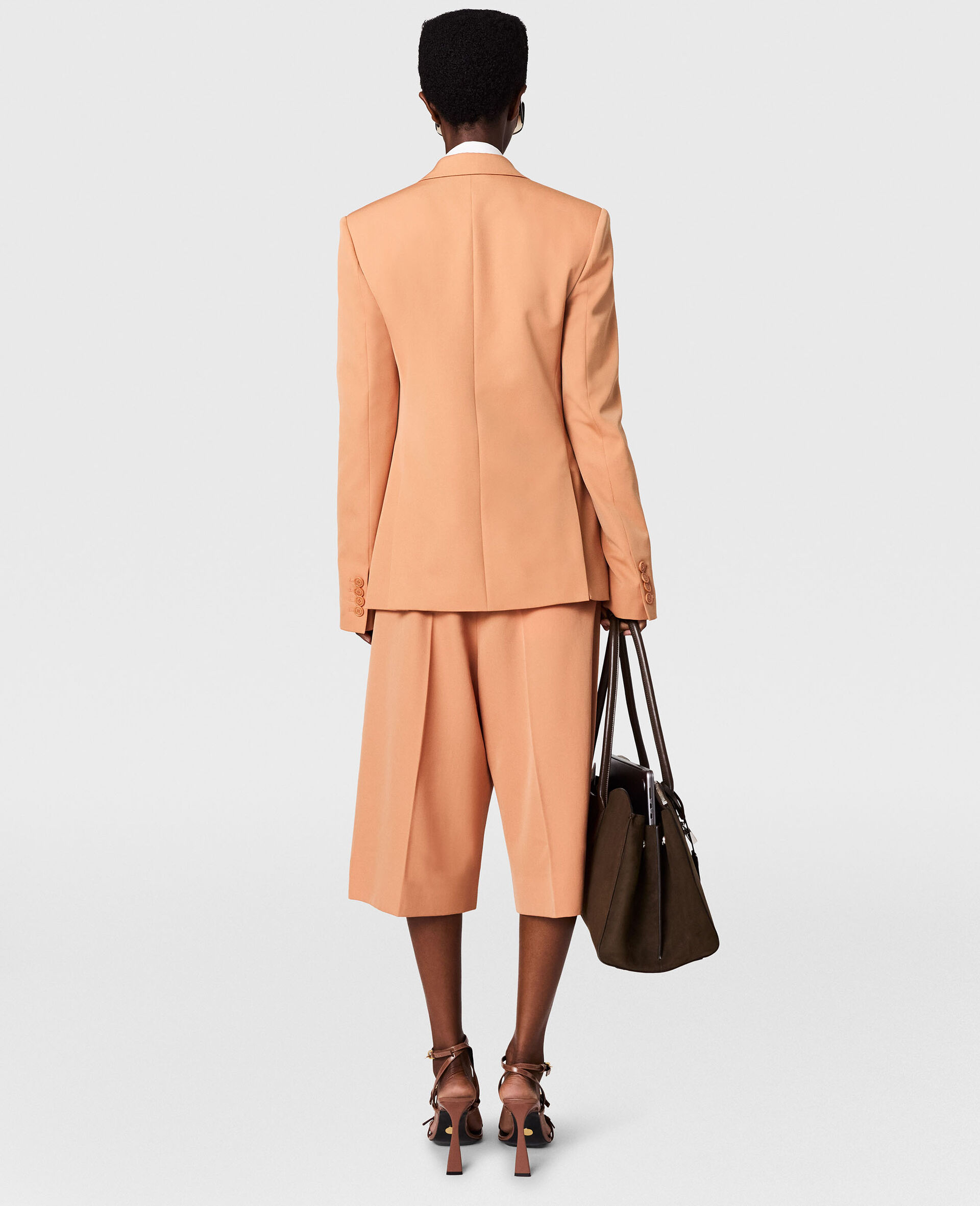 Double-Breasted Blazer -Orange-large image number 3