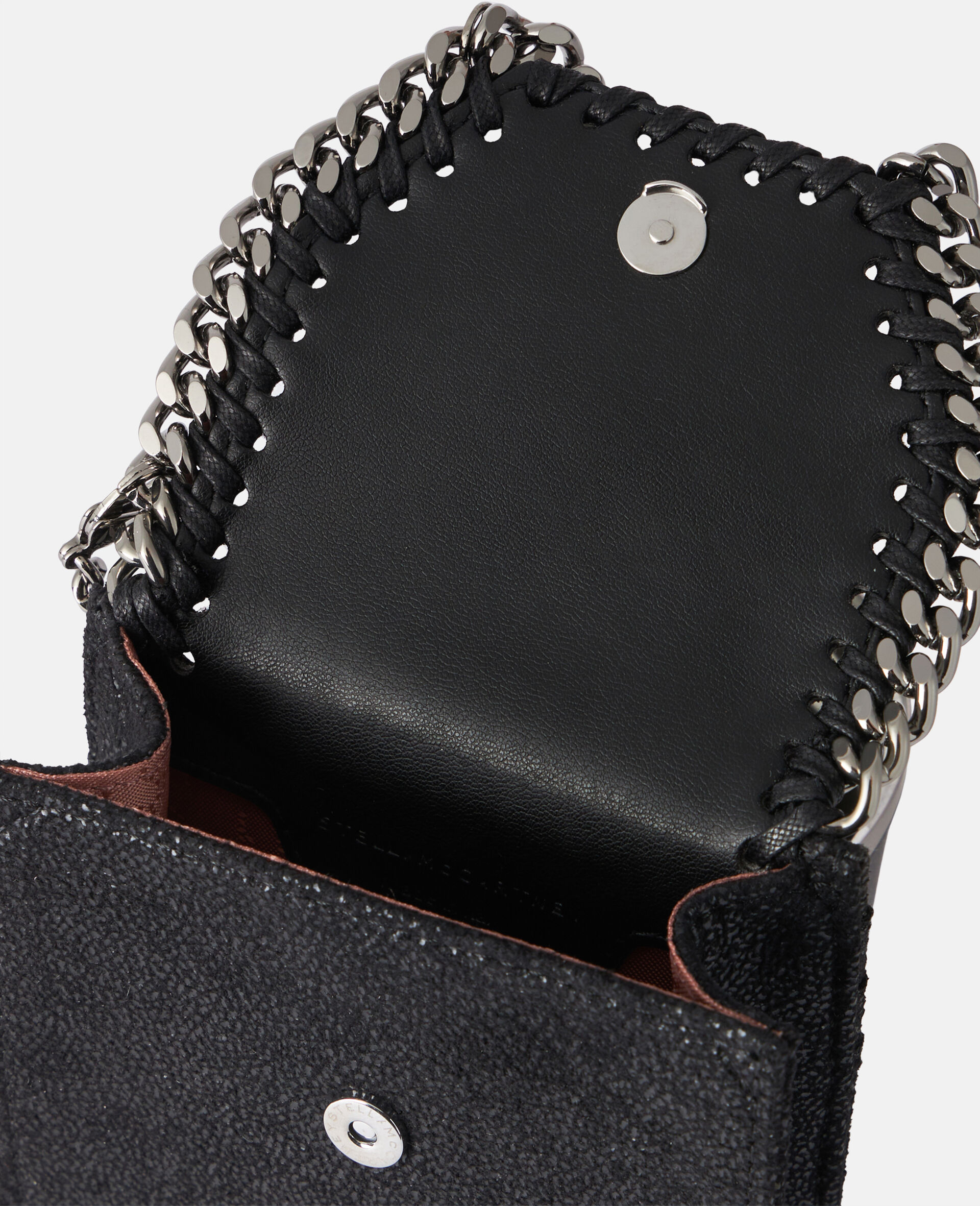 Falabella Crossbody Phone Pouch-Black-large image number 4