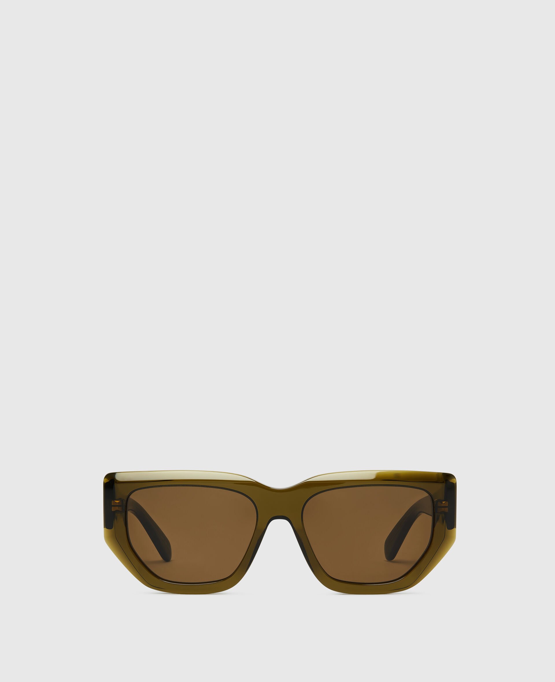 Lunettes de soleil oeil de chat avec logo-Noir-large image number 0