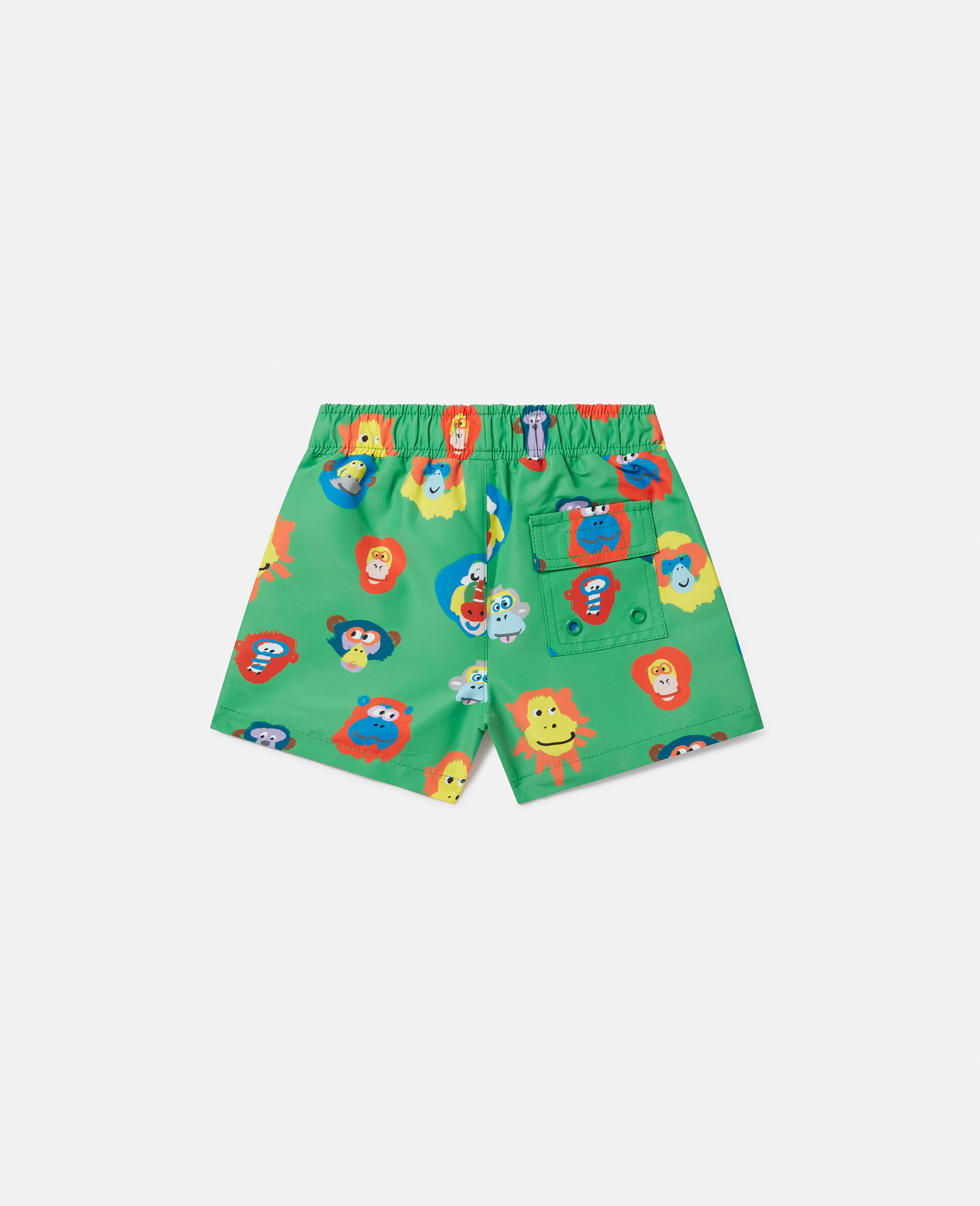 Monkey Print Swim Shorts-Multicolour-large image number 2