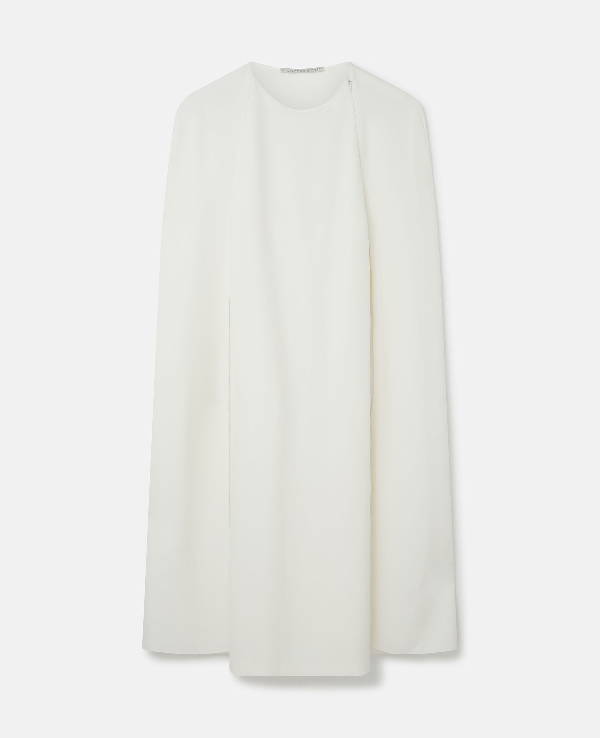 Cape Dress-White-medium