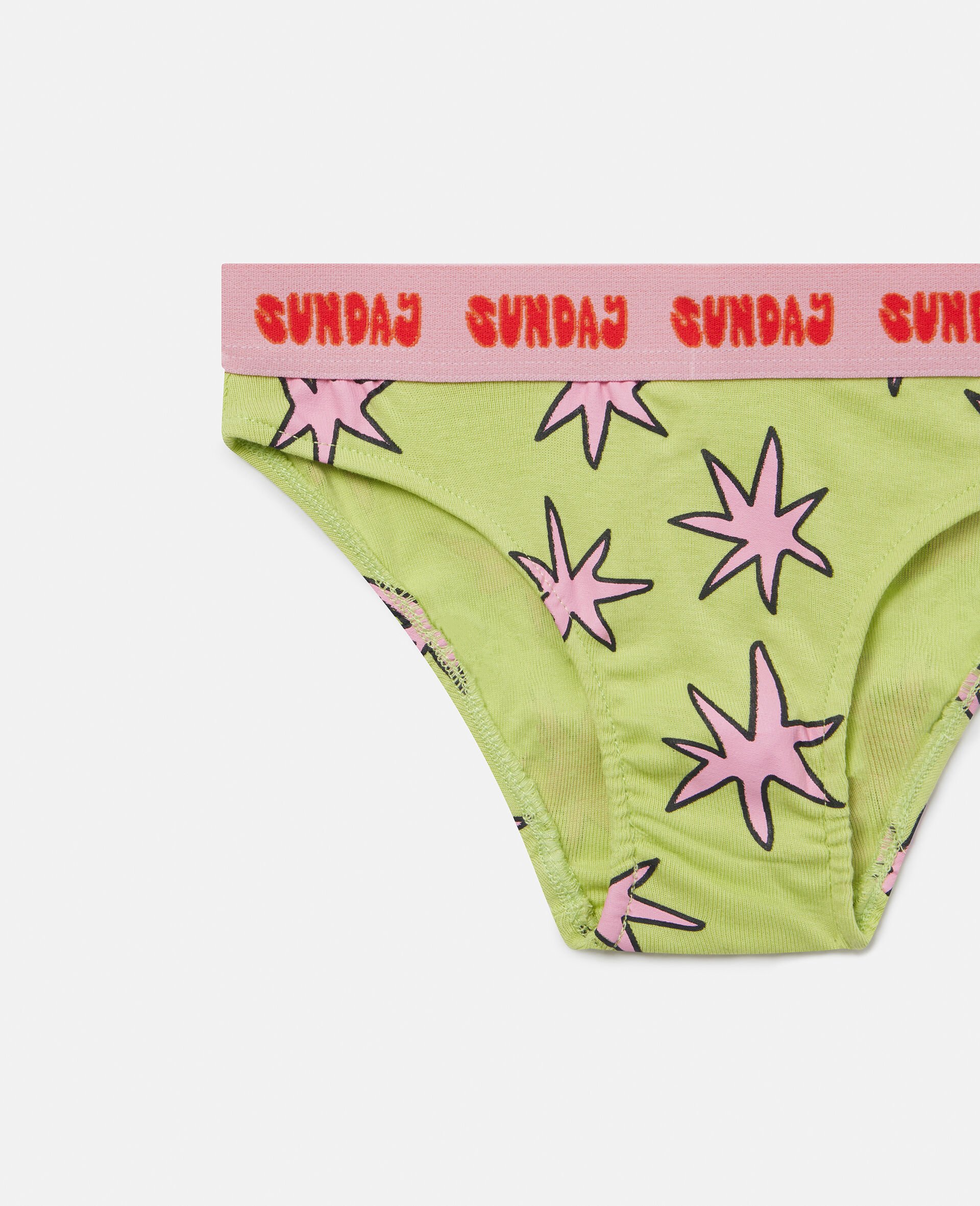 7 Pack of Star Print Briefs-Multicolour-large 7 Pack of Star Print Briefs-Multicolour-large image number 2