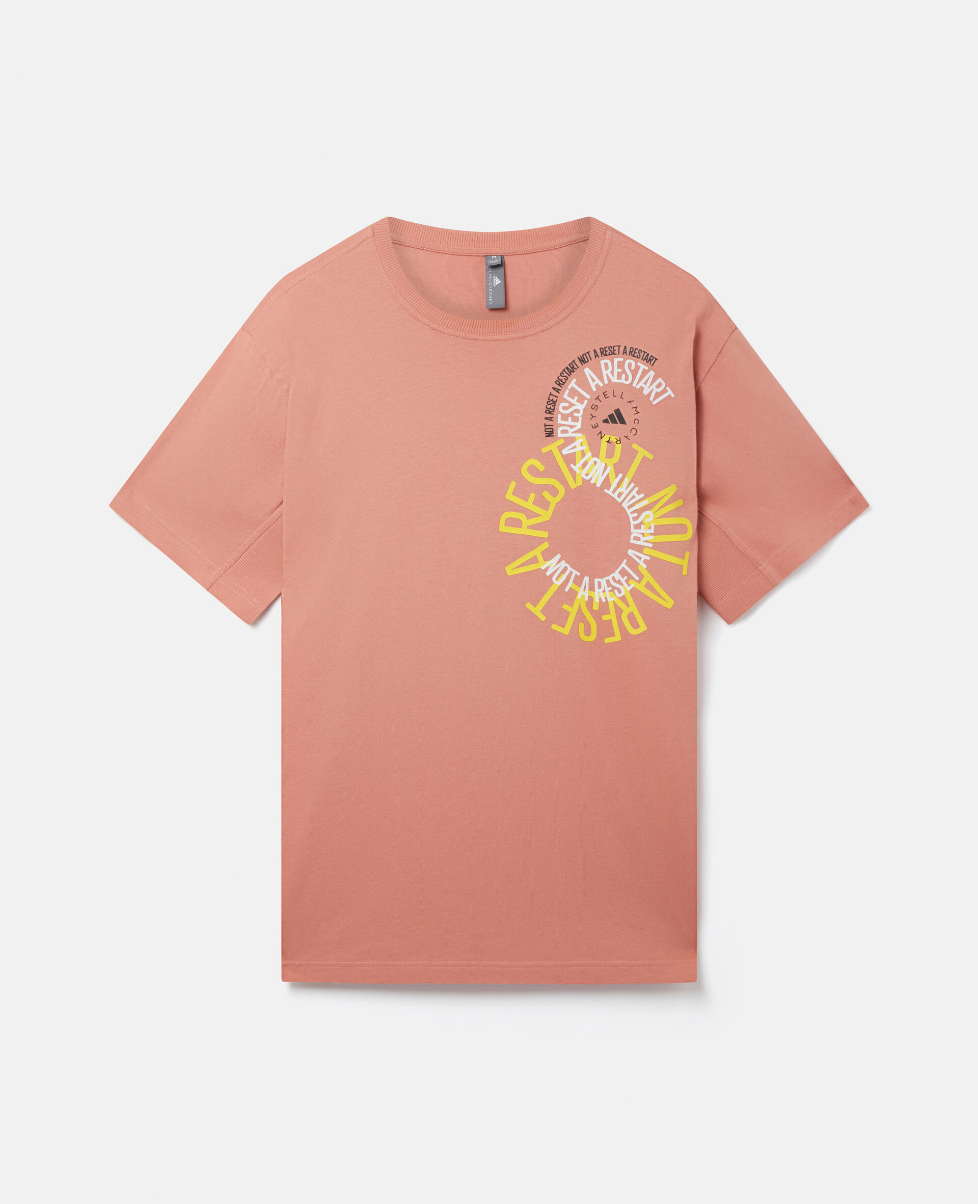 中性标识T恤-粉色-large image number 0