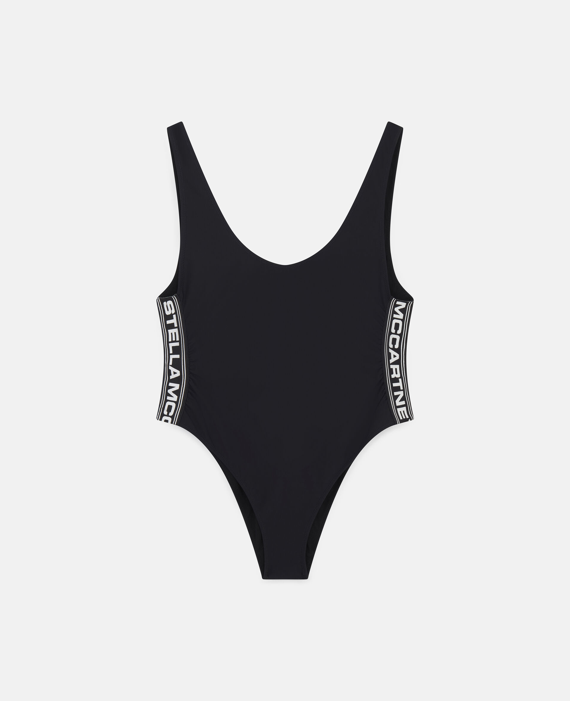 Sporty Logo One-Piece-Black-large image number 0