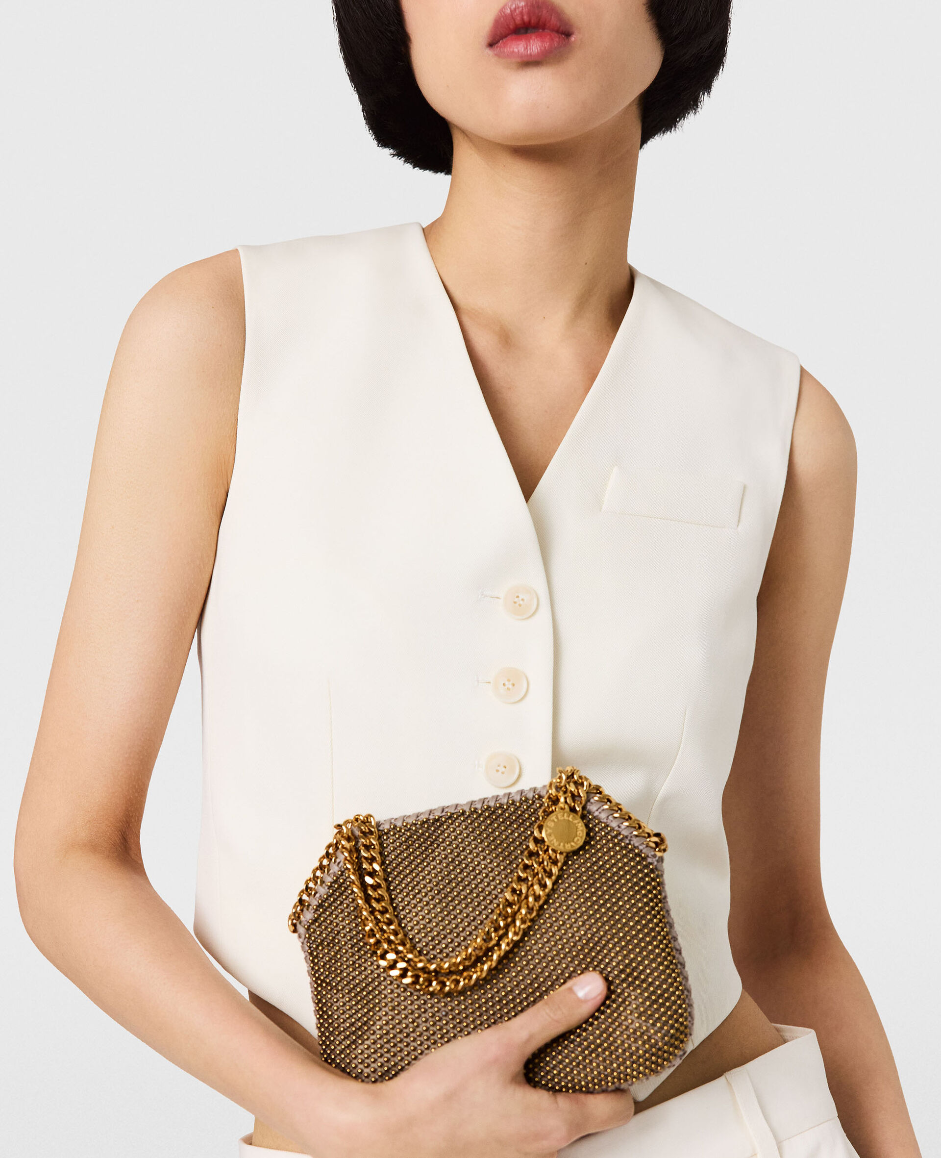 Single-Breasted Blazer-Cream-large image number 2