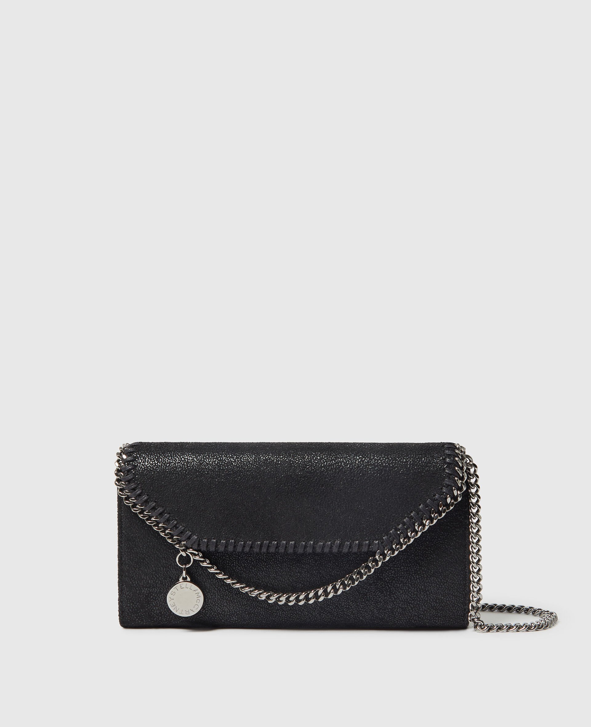 Falabella Wallet-On-Chain斜挎包-黑色-medium