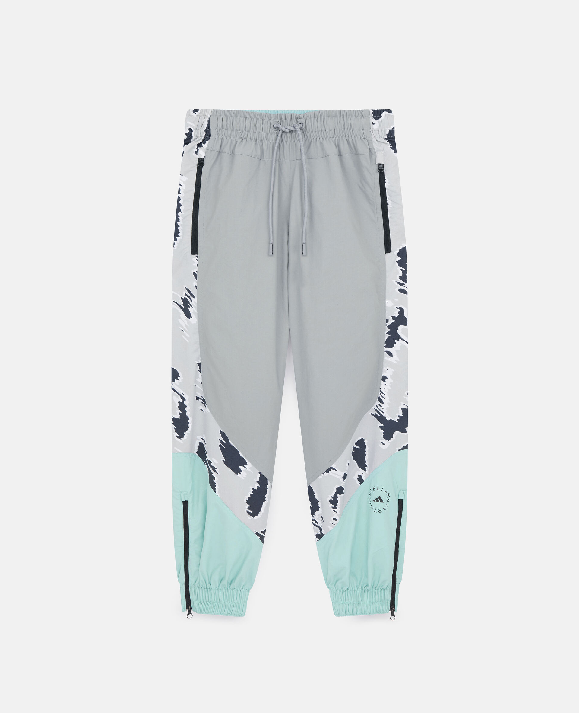 Animal Print Woven Track Pants  -Multicolour-large image number 0
