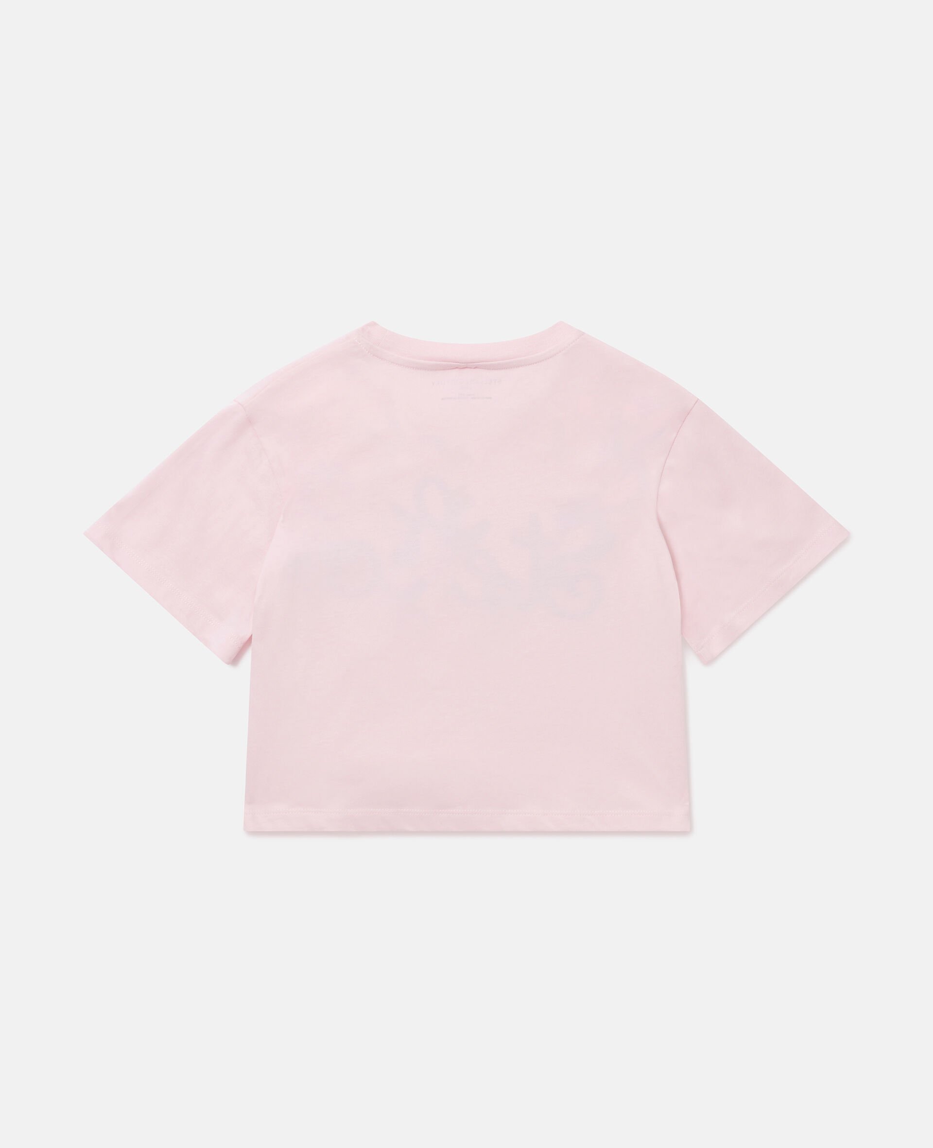 Stella Vine Cropped Graphic T-Shirt-Pink-large image number 2