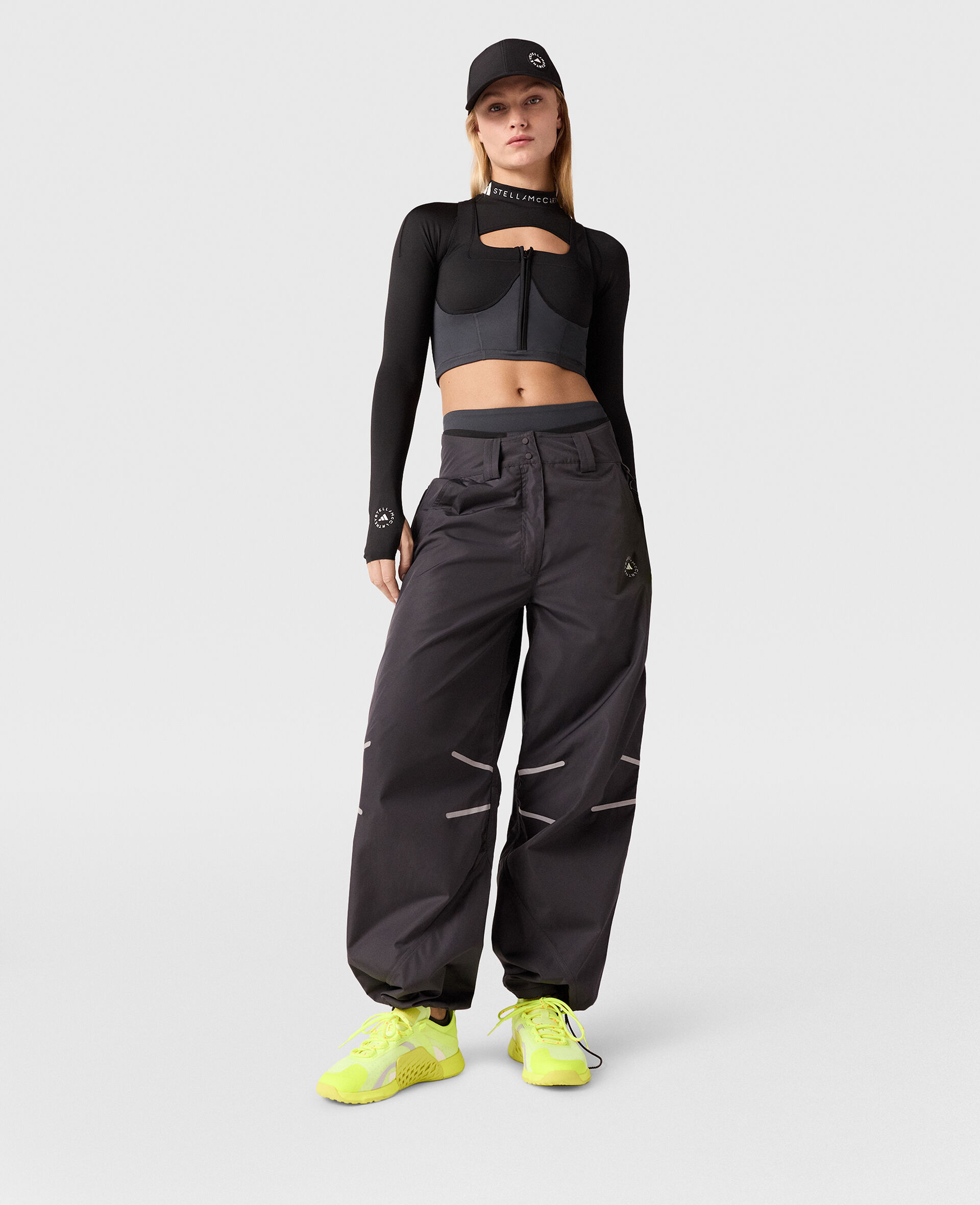 TrueLife Woven Trackpants-Black-model