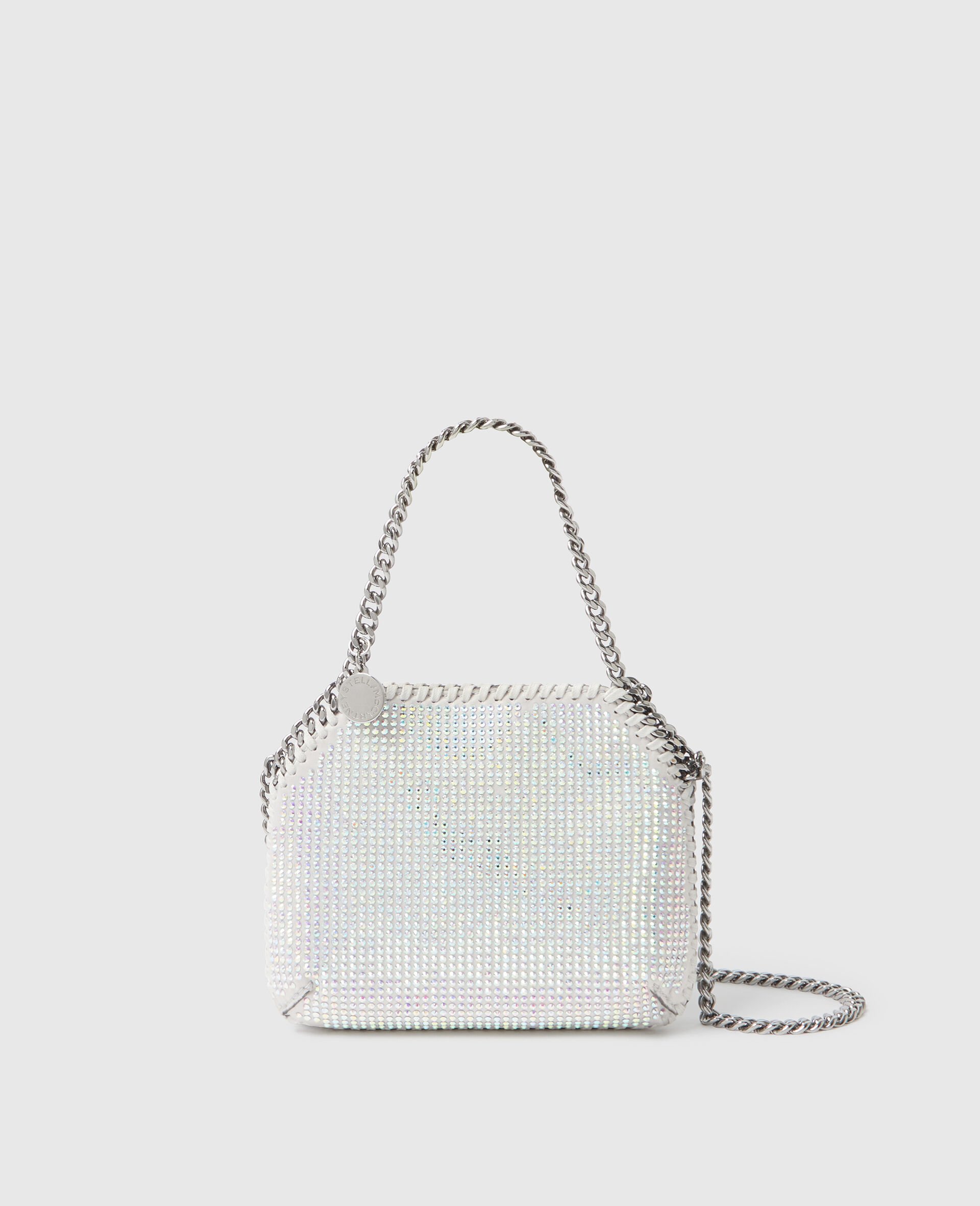 Falabella Nano Crystal Tote Bag-Silver-large image number 0