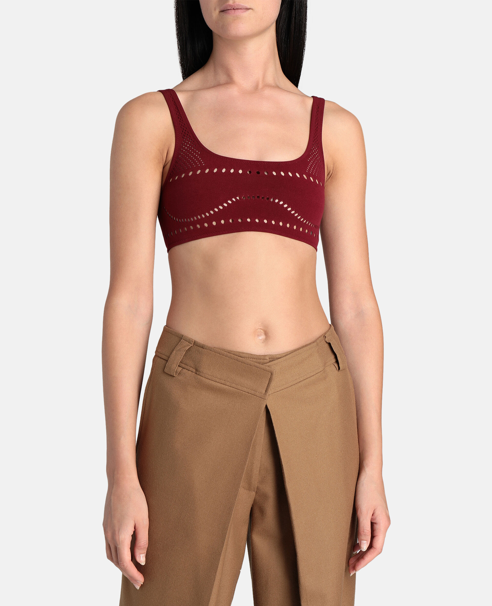 Stellawear Crop Bra-Pink-large image number 3