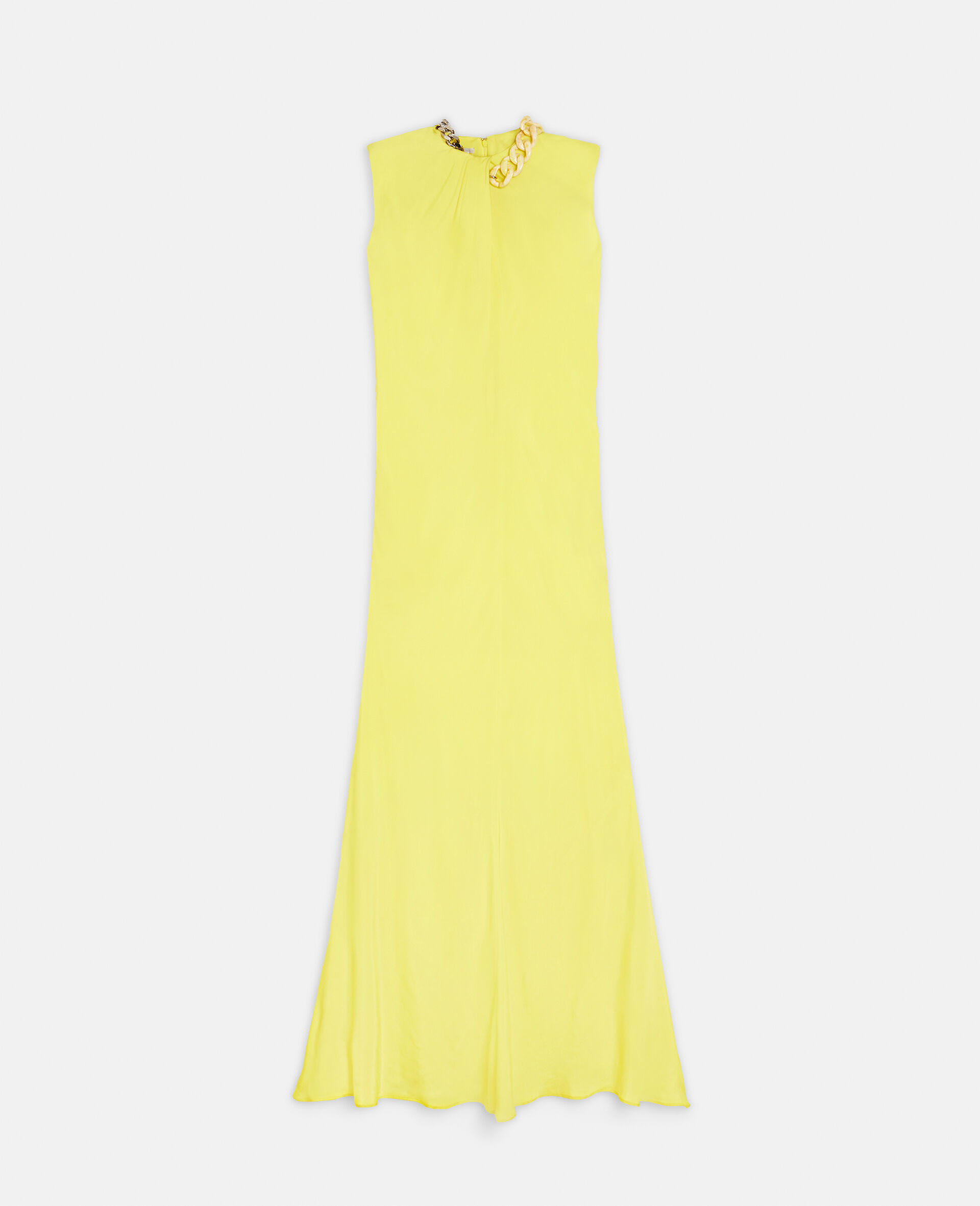 Falabella Chain Maxi Dress-Yellow-large image number 0