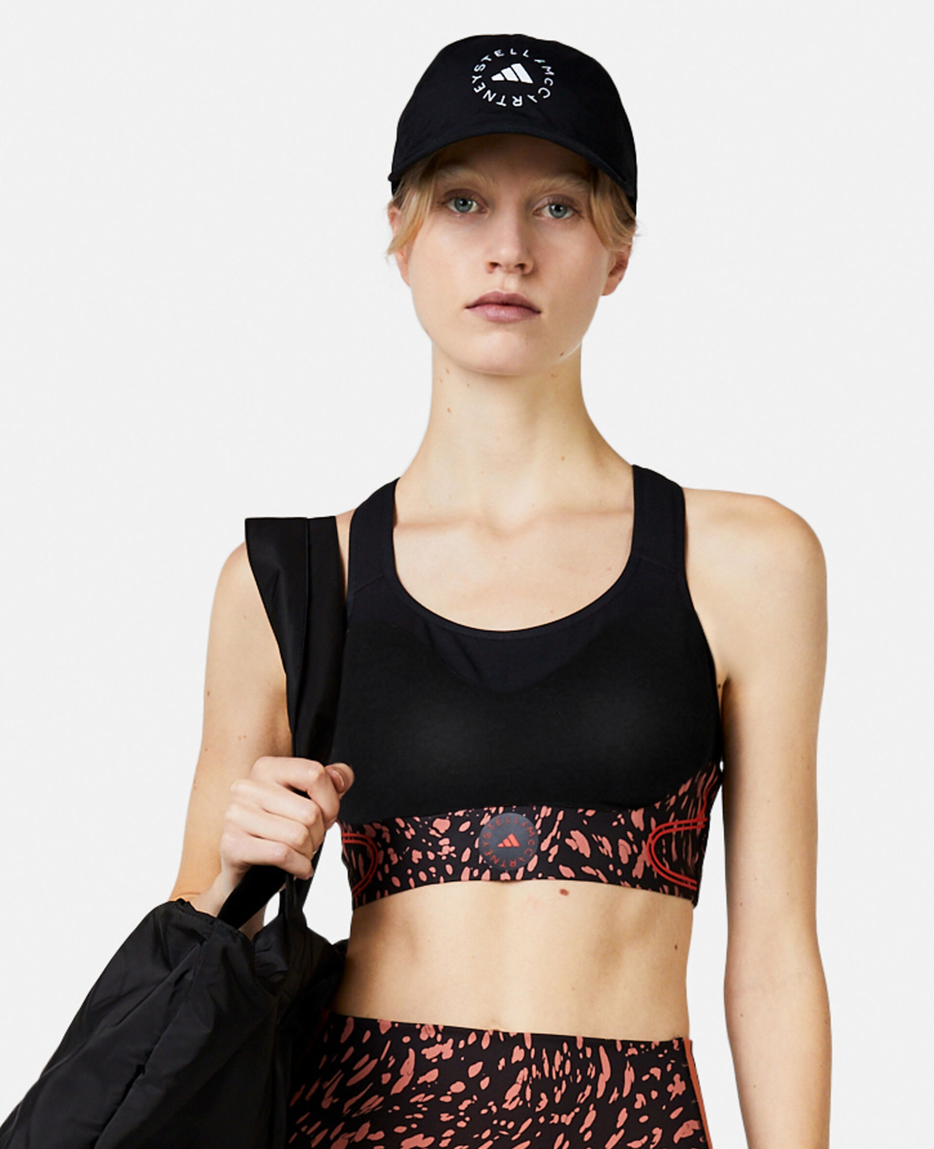 TruePace Sea Spray Print High Impact Sports Bra-Black-large image number 3